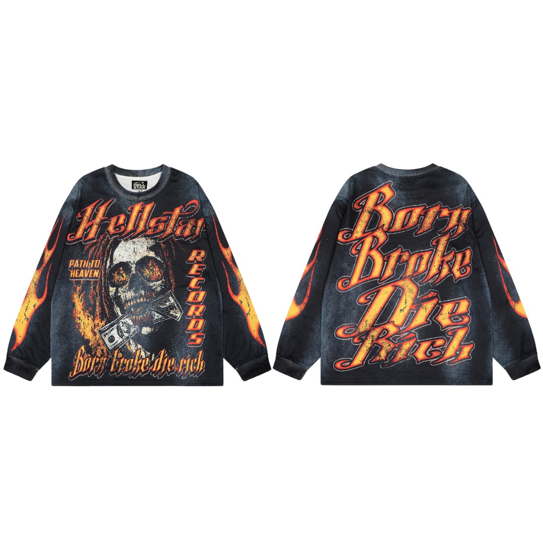 Hellstar Long-Sleeve T-shirt - DesignerGu
