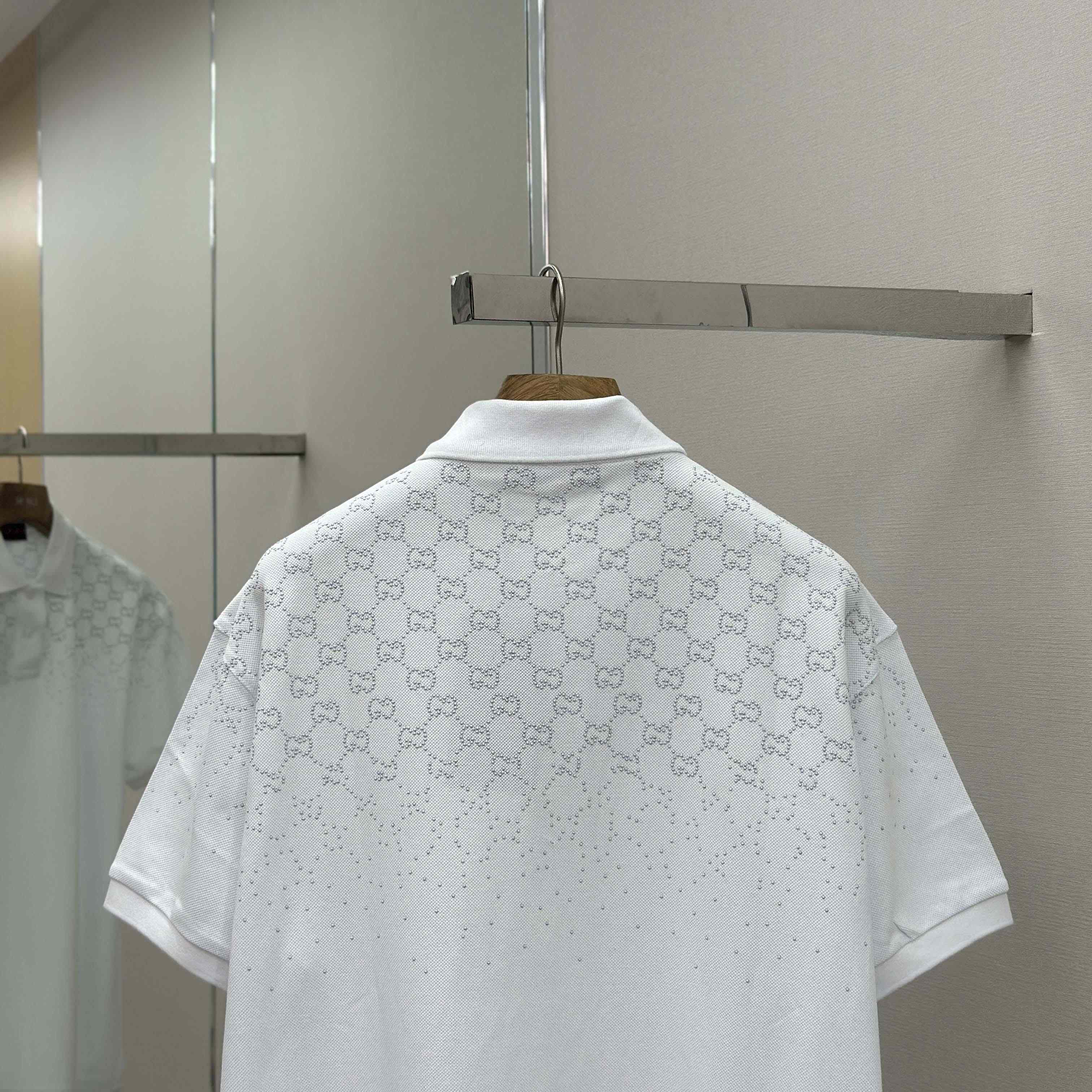 Gucci Cotton Piquet Polo Shirt - DesignerGu