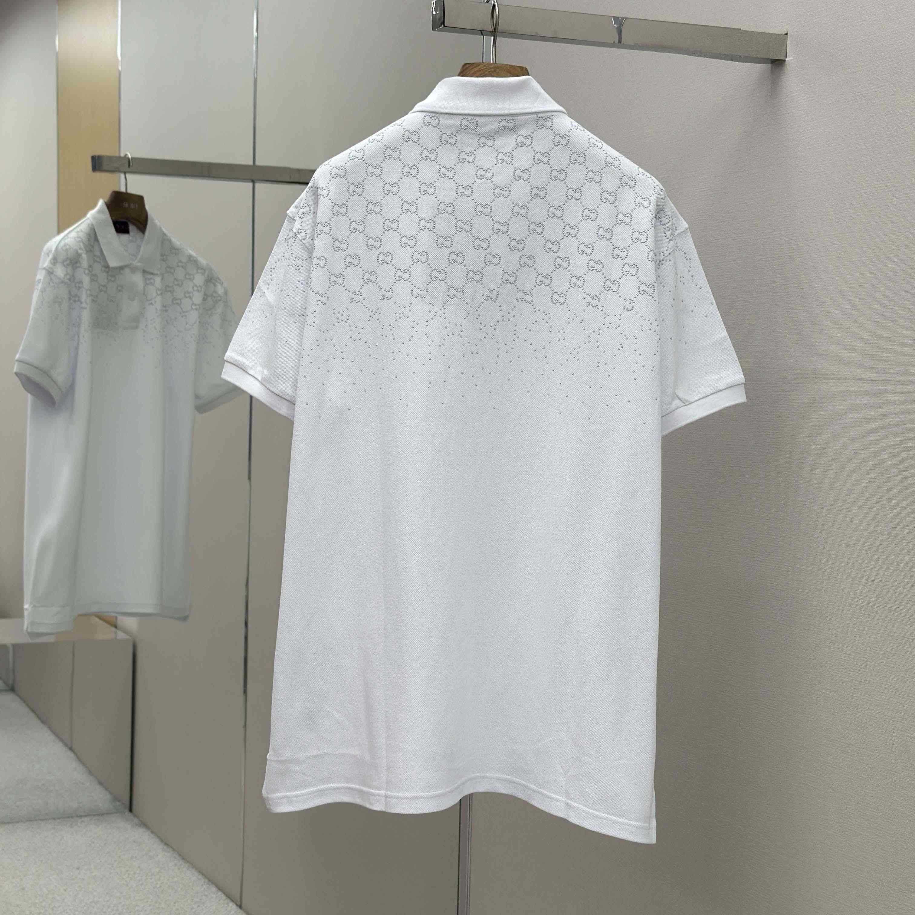 Gucci Cotton Piquet Polo Shirt - DesignerGu