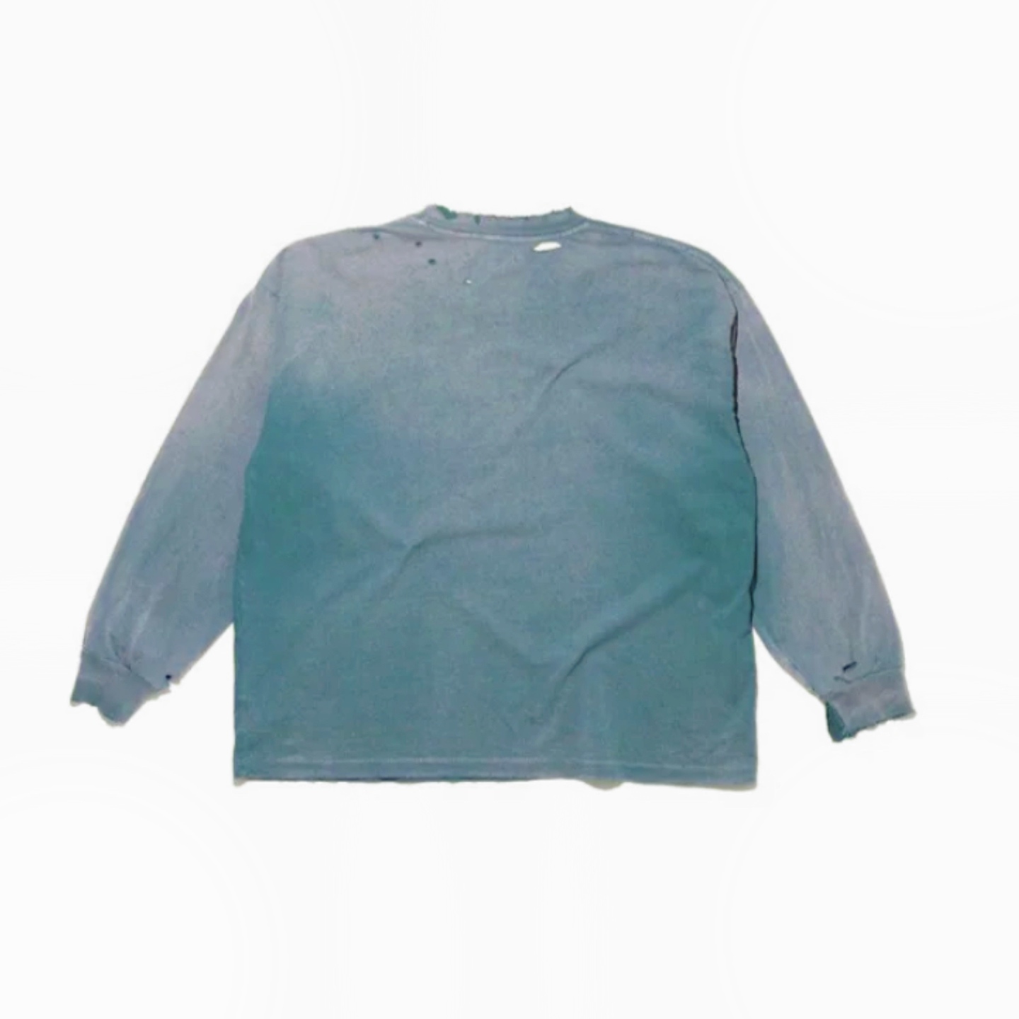 Enfants Riches Déprimés Classic Logo Long-Sleeve T-Shirt 'Stained Blue' - DesignerGu