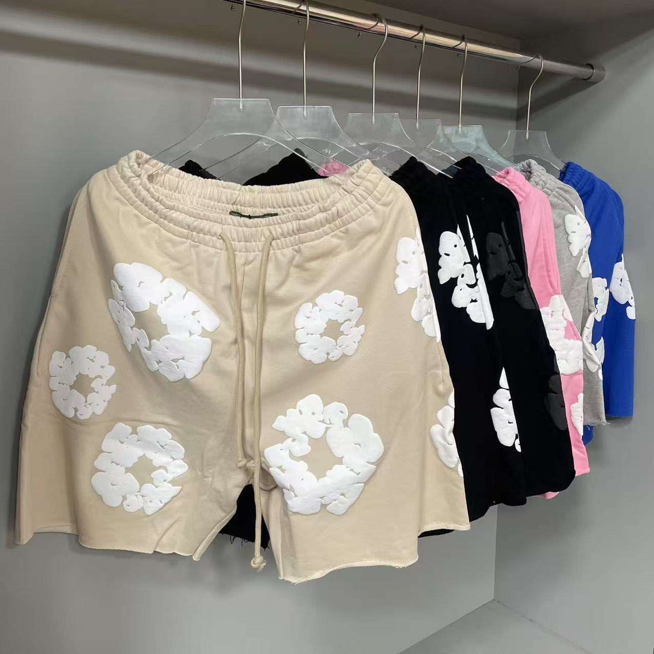 Denim Tears Cotton Wreath Sweatshorts - DesignerGu