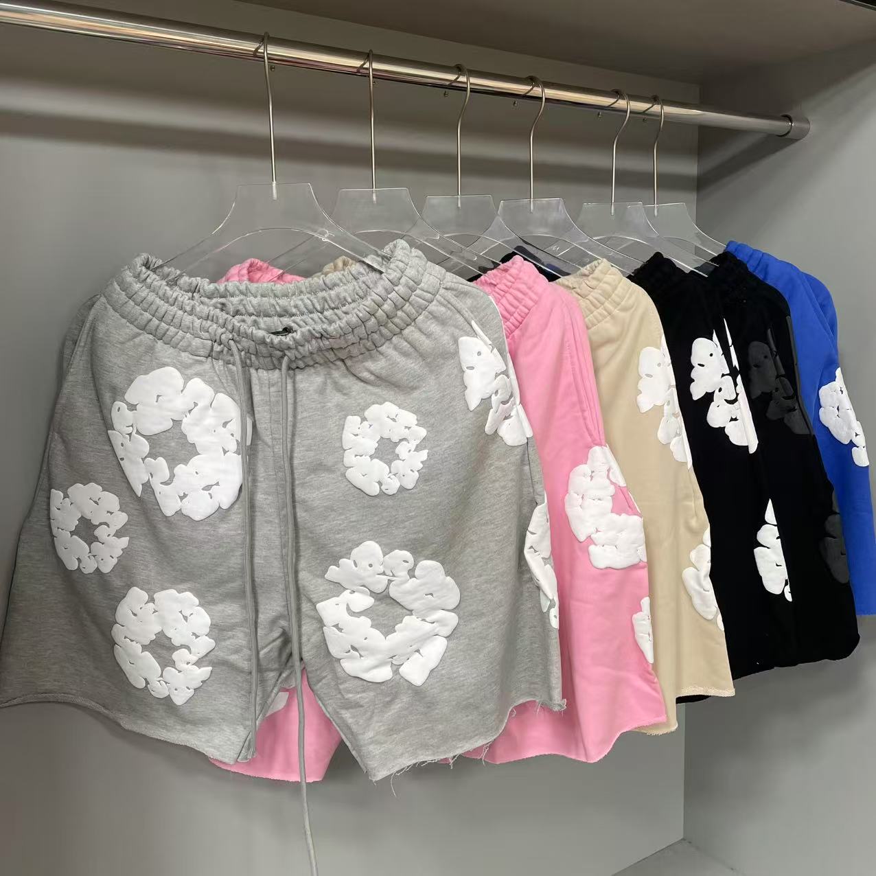 Denim Tears Cotton Wreath Sweatshorts - DesignerGu