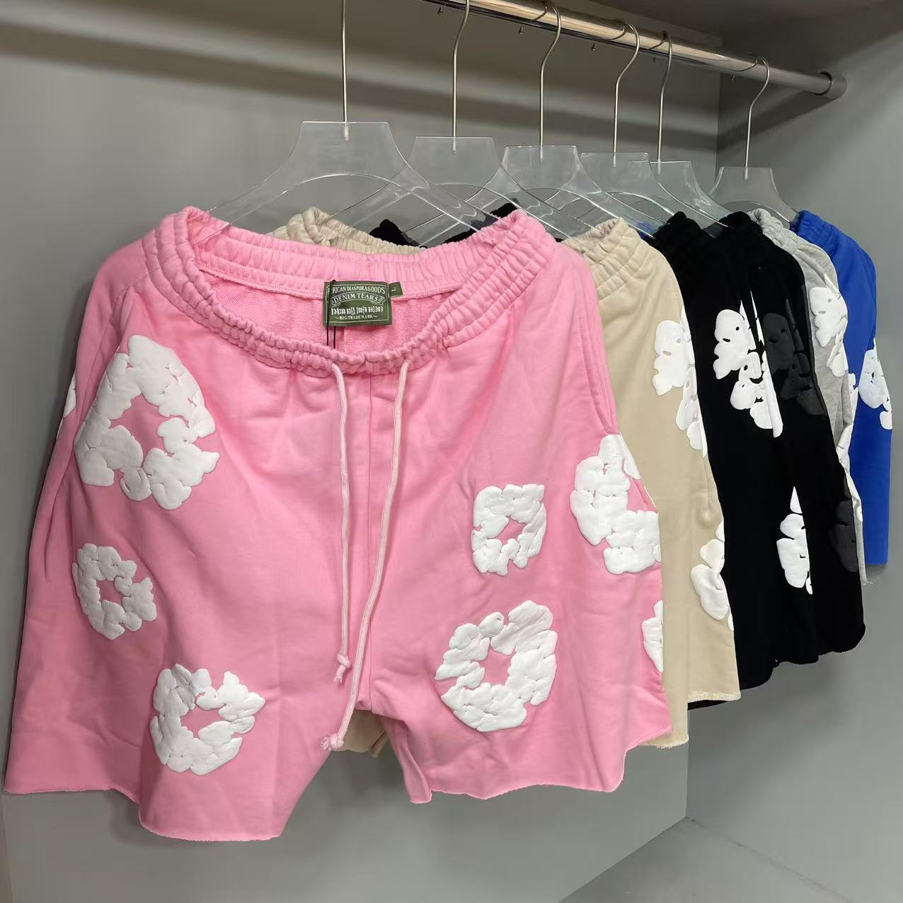 Denim Tears Cotton Wreath Sweatshorts - DesignerGu