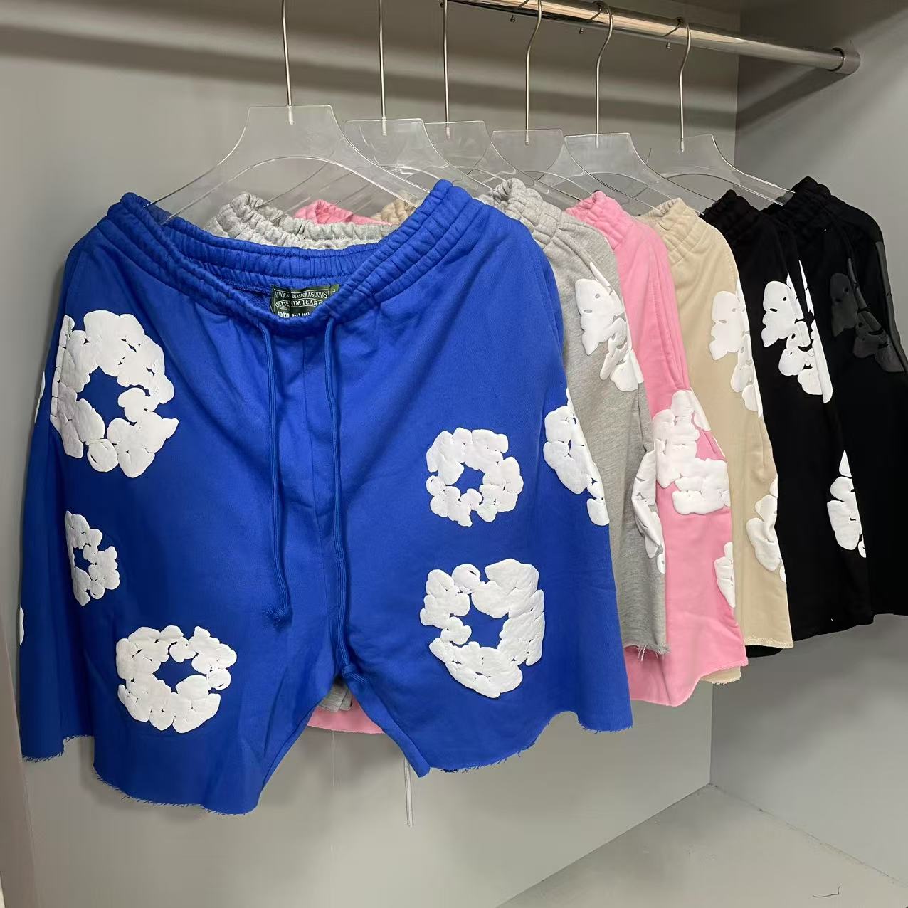 Denim Tears Cotton Wreath Sweatshorts - DesignerGu