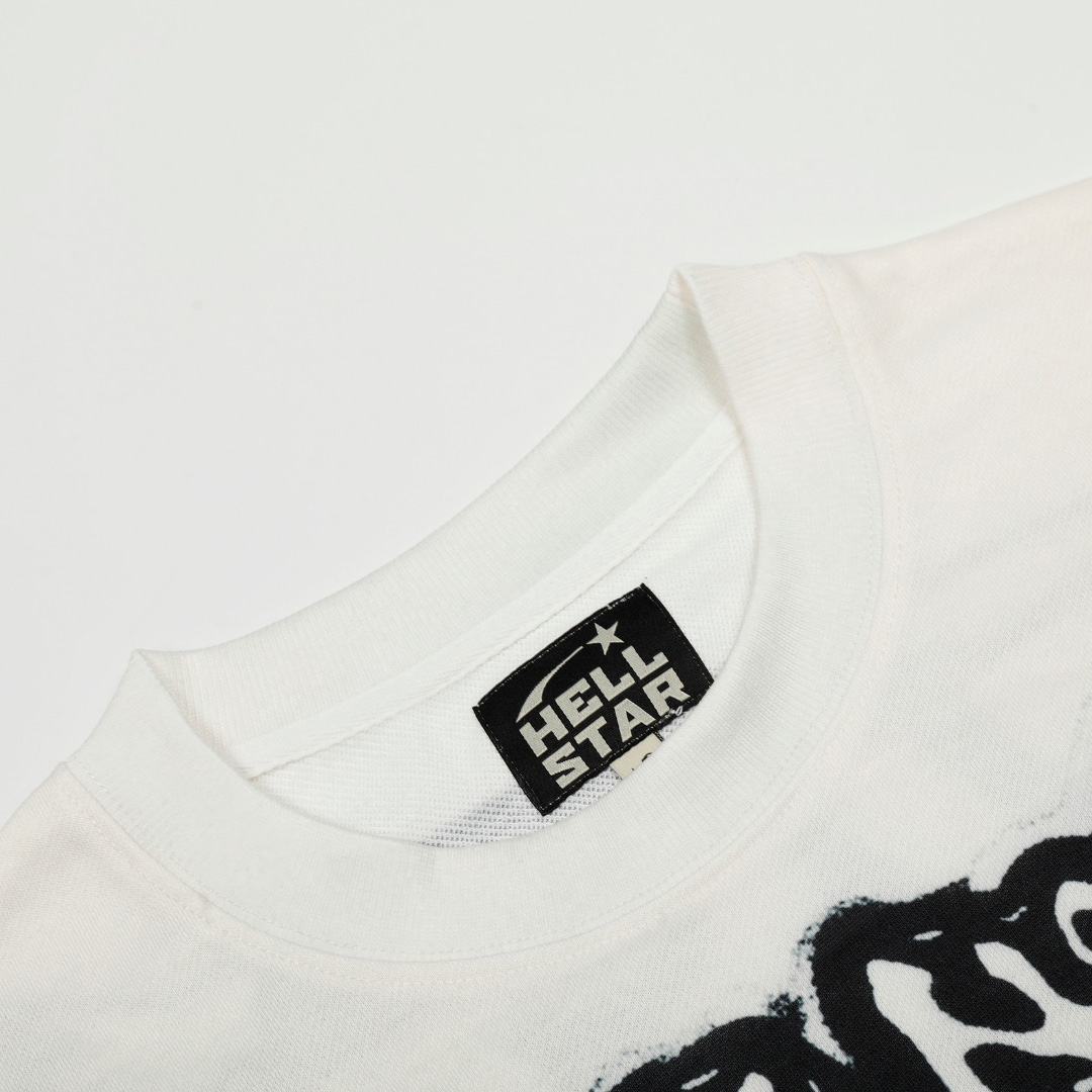 Hellstar Airbrushed Bones Longsleeve Shirt - DesignerGu