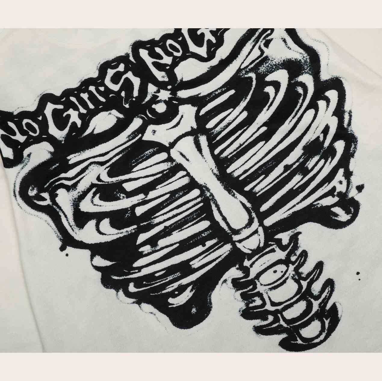 Hellstar Airbrushed Bones Longsleeve Shirt - DesignerGu