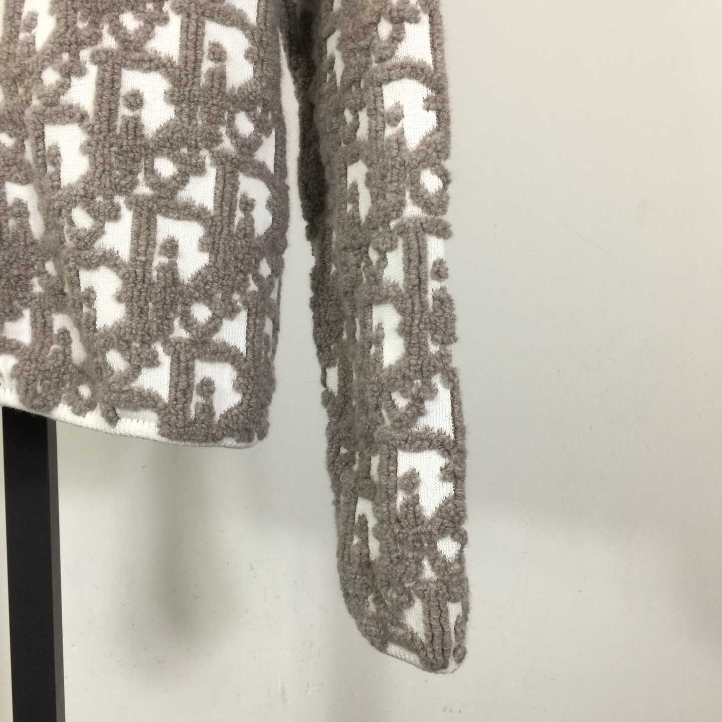 Dior Oblique Cardigan White Wool - DesignerGu