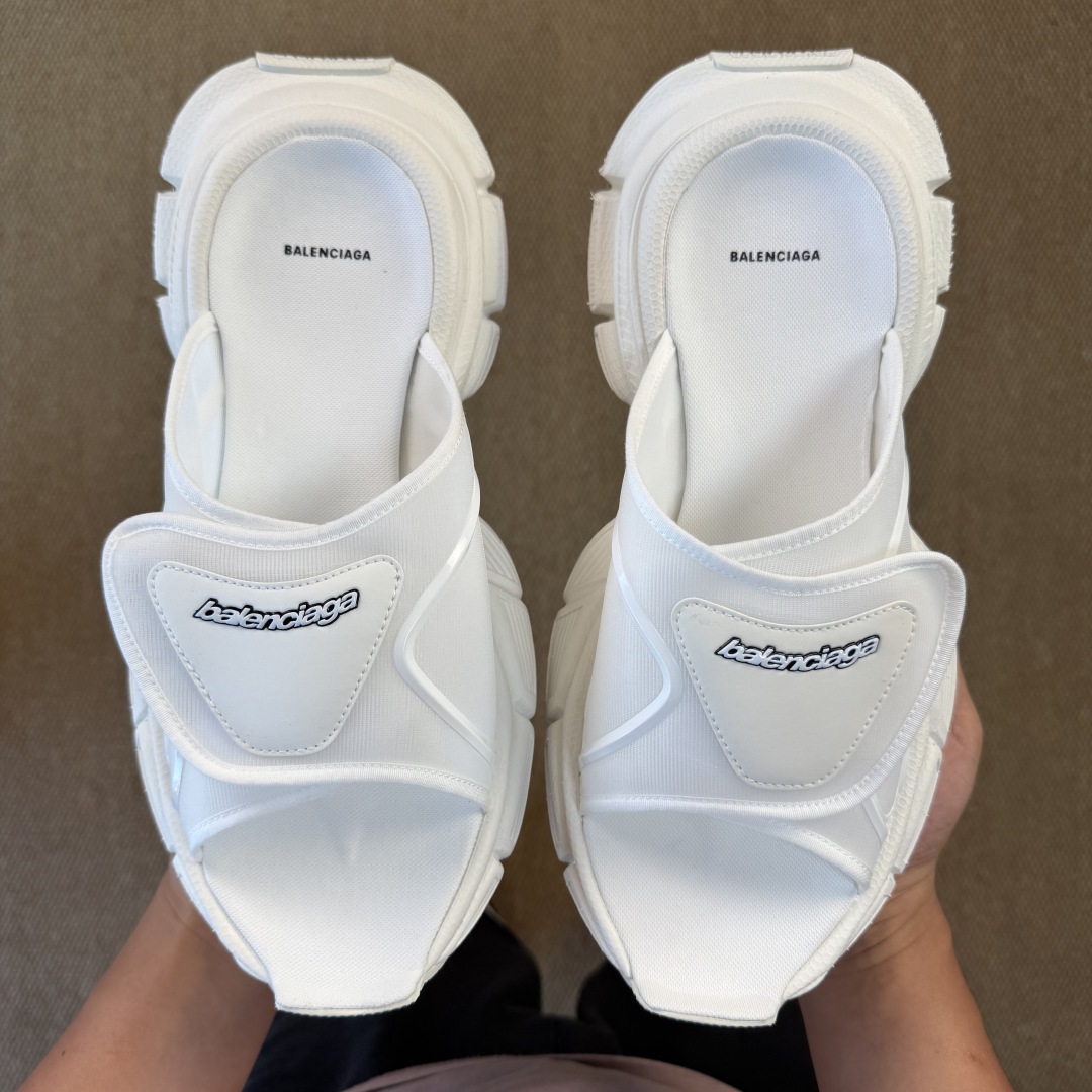 Balenciaga 3XL Slide Sandal 'White' - DesignerGu