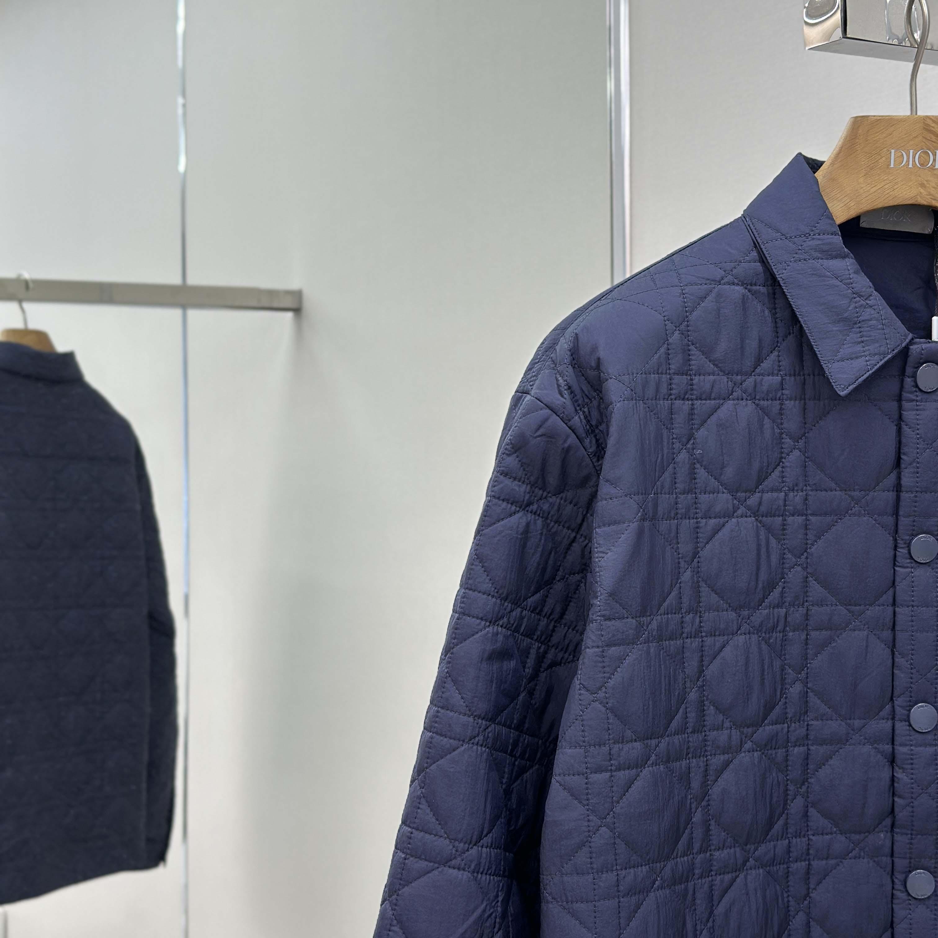 Dior Overshirt With Christian Dior Couture Lily Of The Valley Embroidery  - DesignerGu