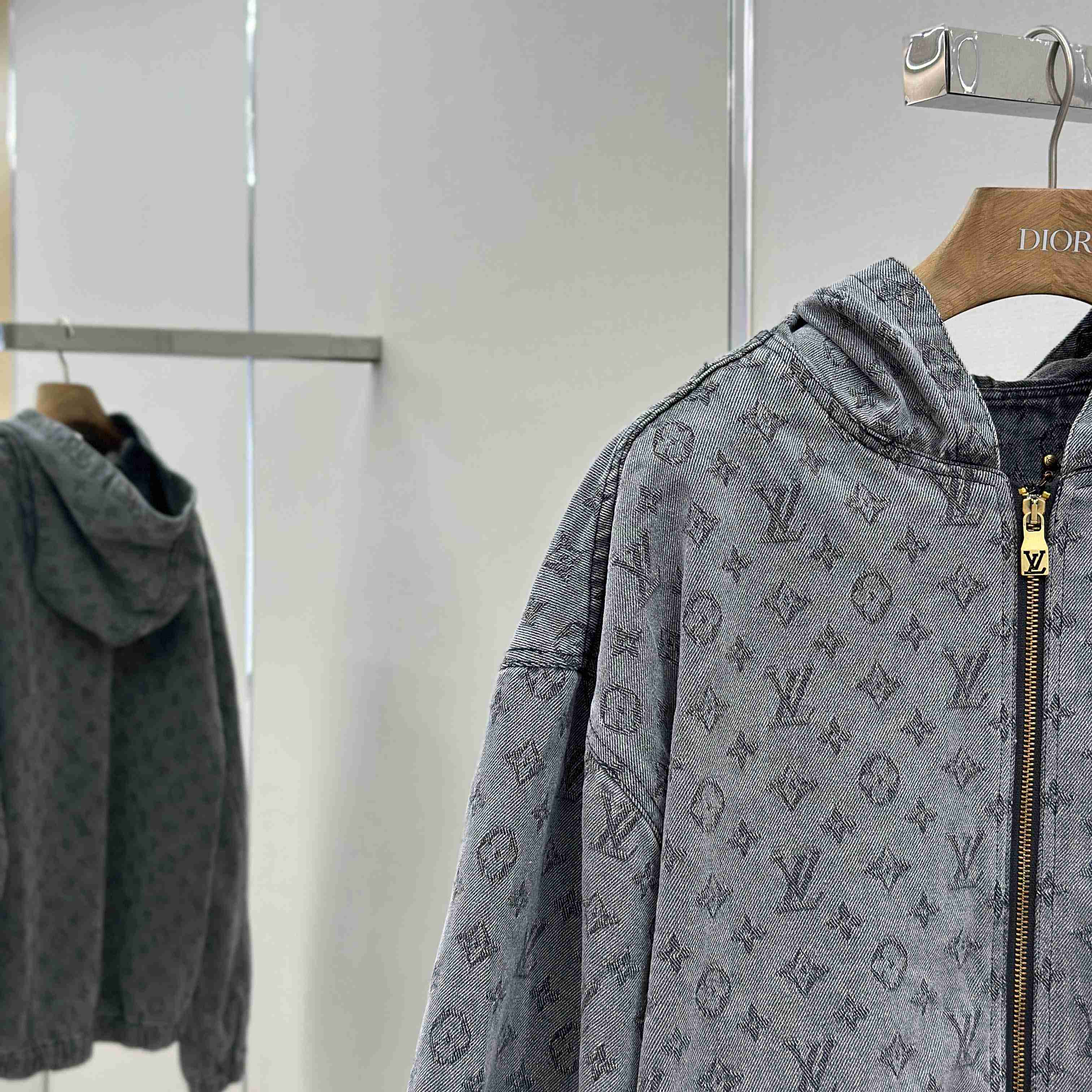 Louis Vuitton Monogram Hooded Jacket - DesignerGu