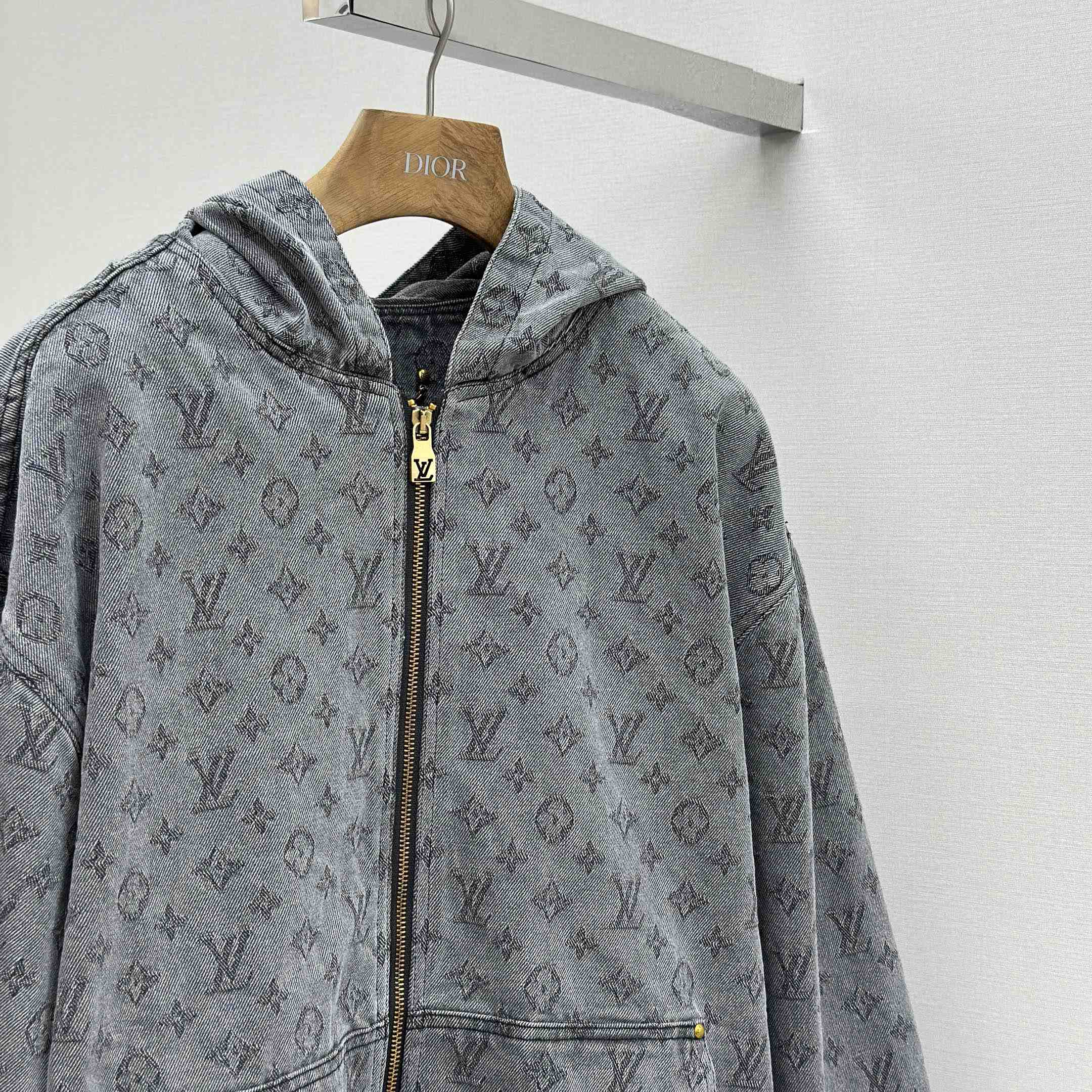 Louis Vuitton Monogram Hooded Jacket - DesignerGu