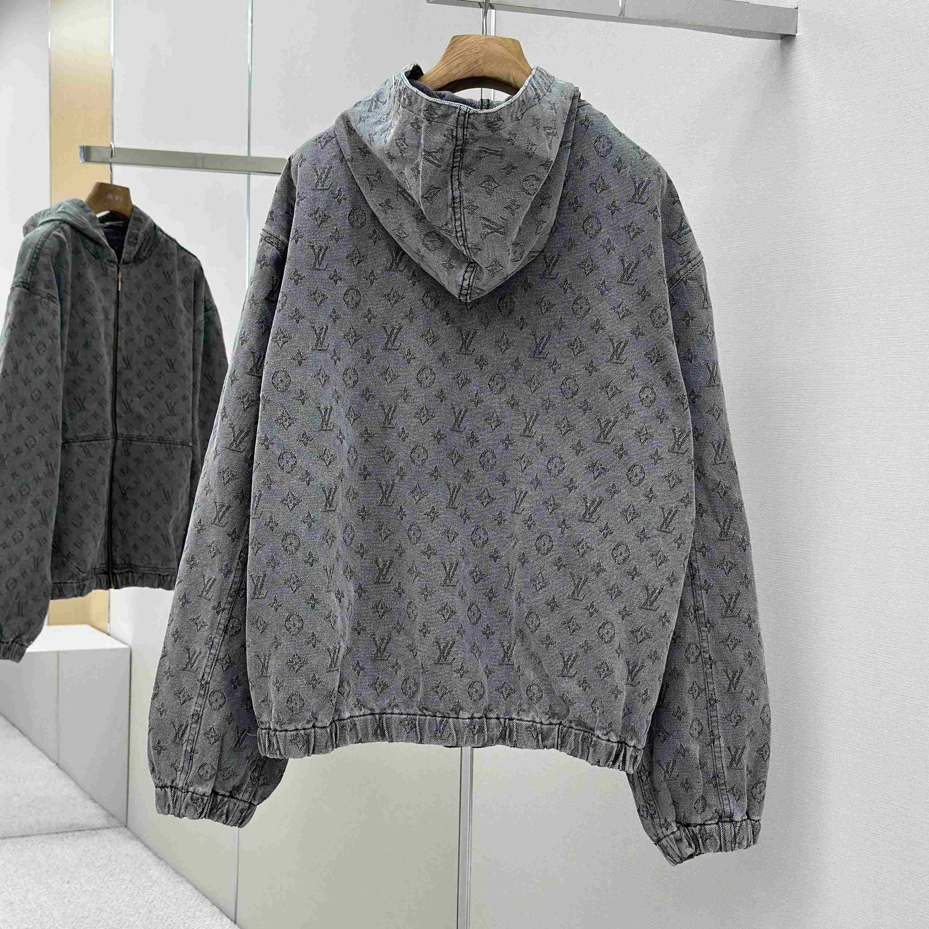 Louis Vuitton Monogram Hooded Jacket - DesignerGu