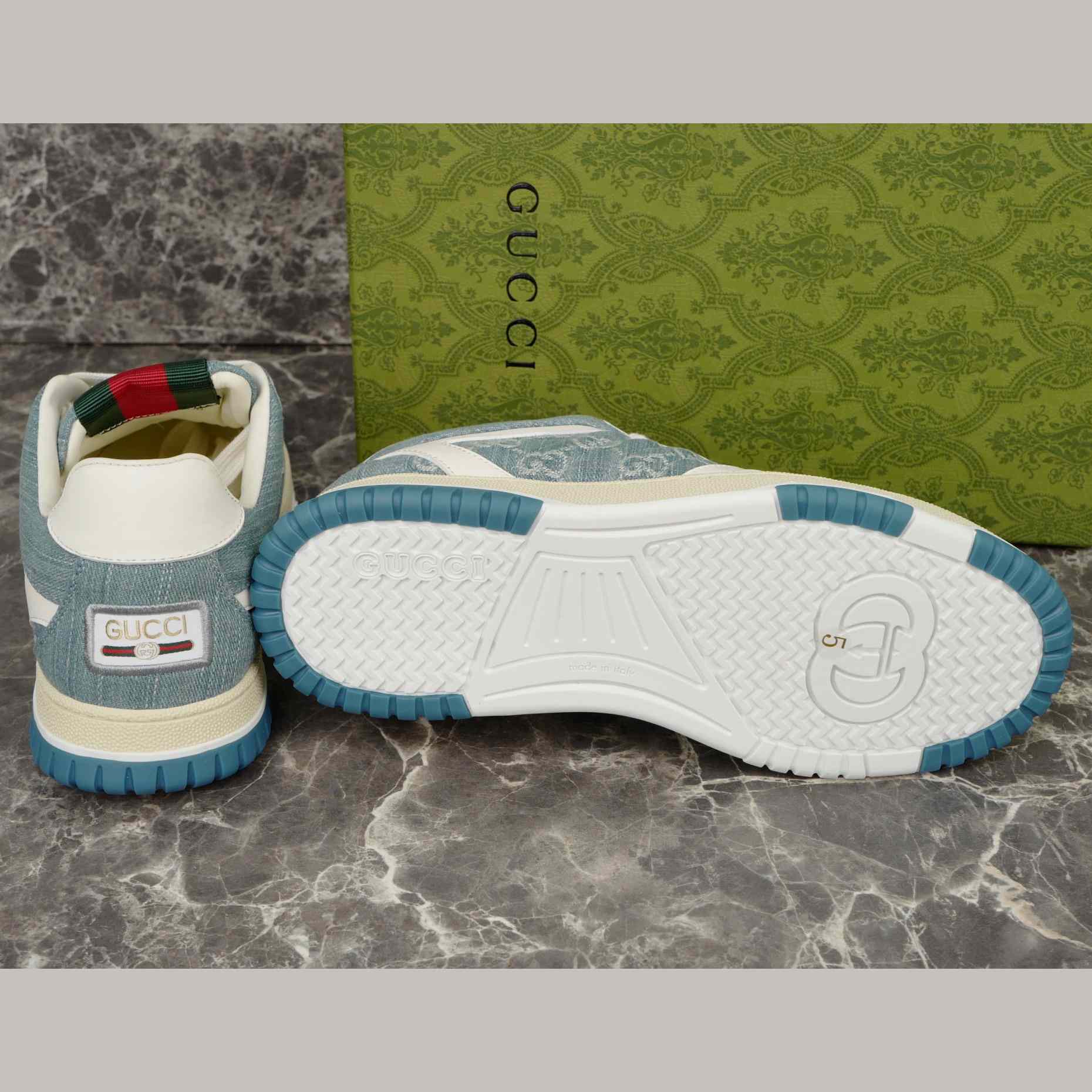 Gucci Re-Web Sneaker - DesignerGu