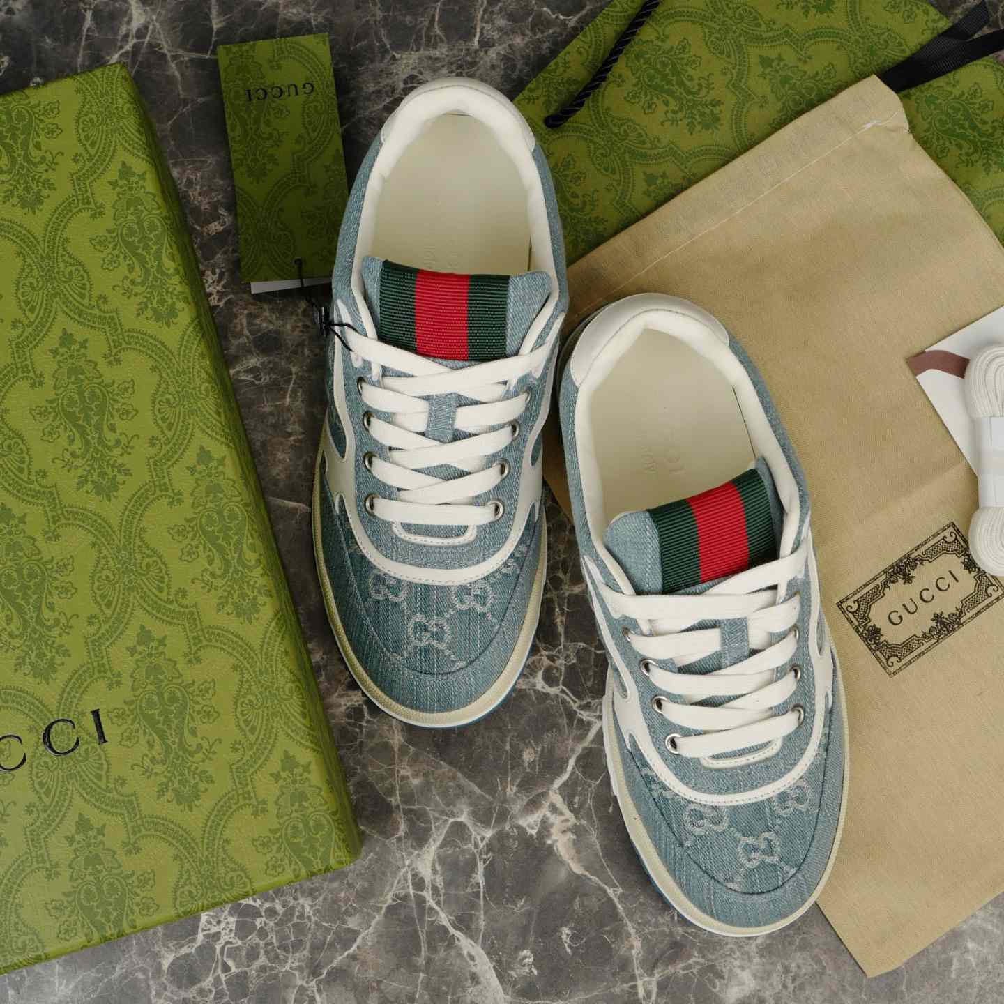 Gucci Re-Web Sneaker - DesignerGu