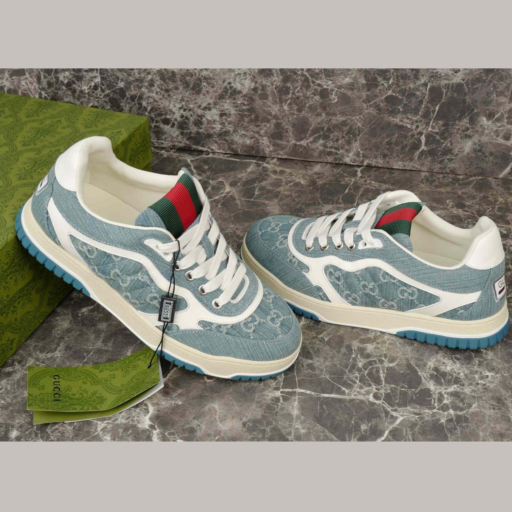 Gucci Re-Web Sneaker - DesignerGu