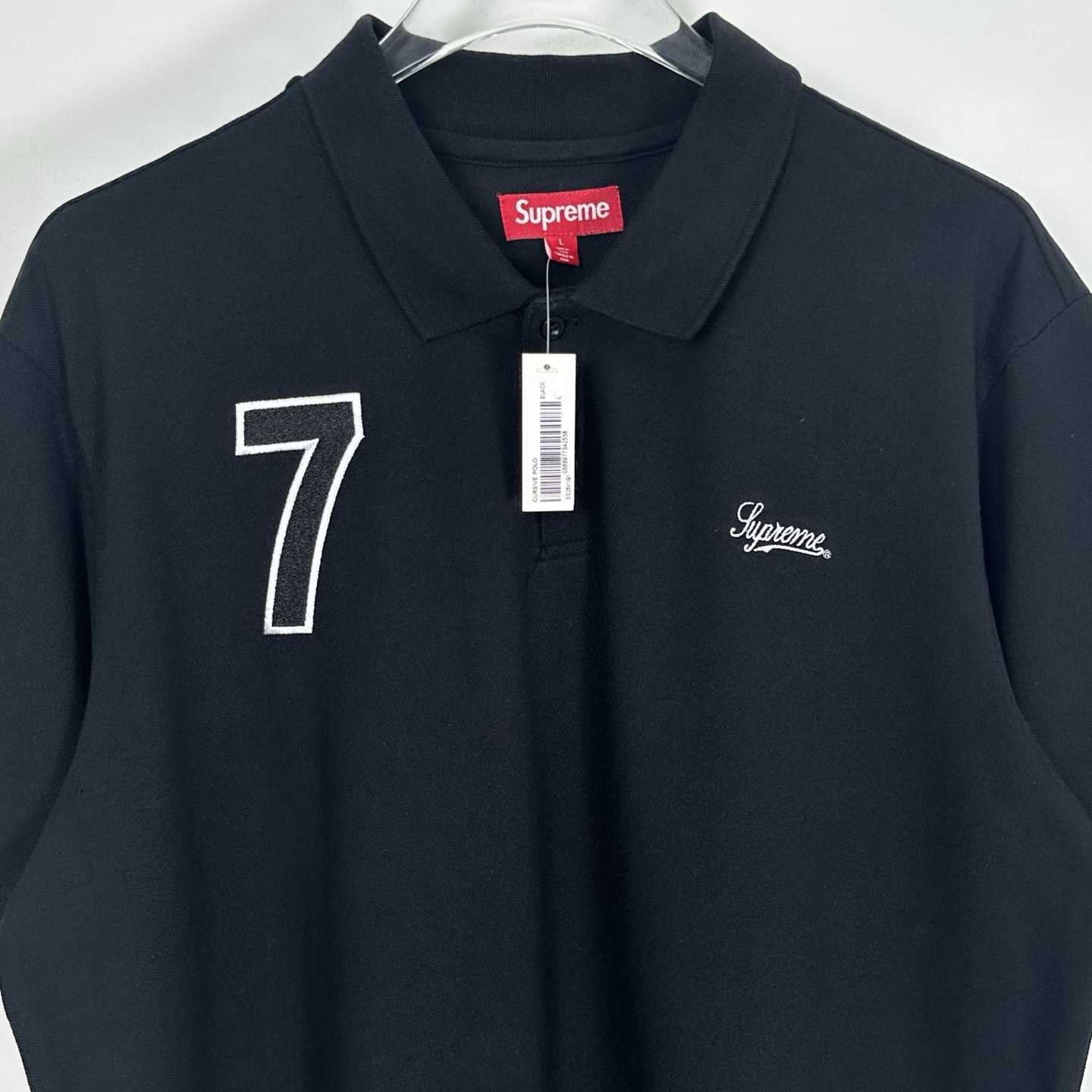 Supreme Cursive Polo - DesignerGu