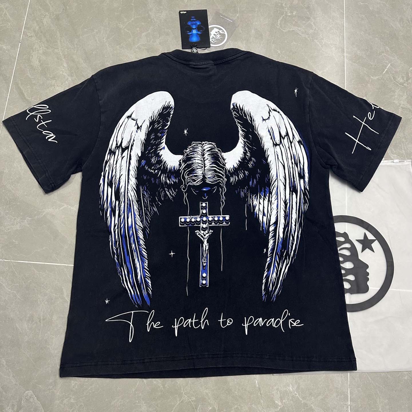 Hellstar Jesus Wept T-Shirt - DesignerGu