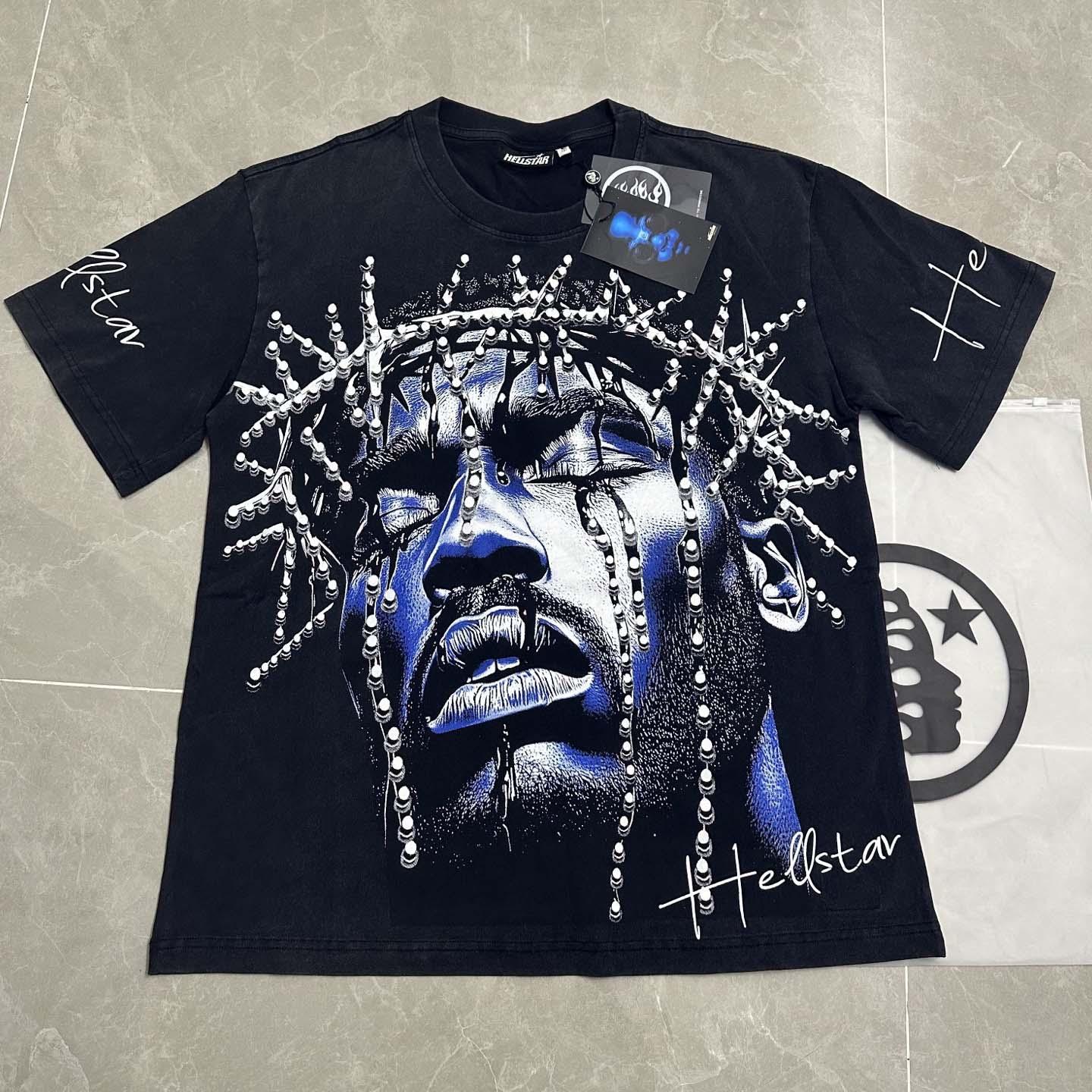 Hellstar Jesus Wept T-Shirt - DesignerGu