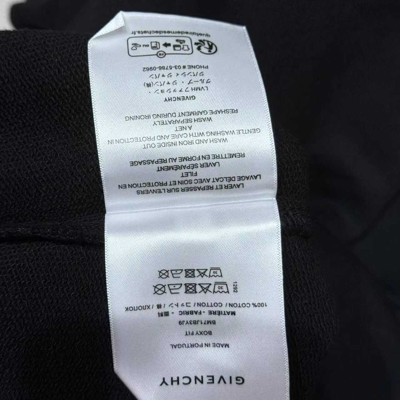 Givenchy Embroidered Logo Fleece Polo Sweatshirt In Black - DesignerGu