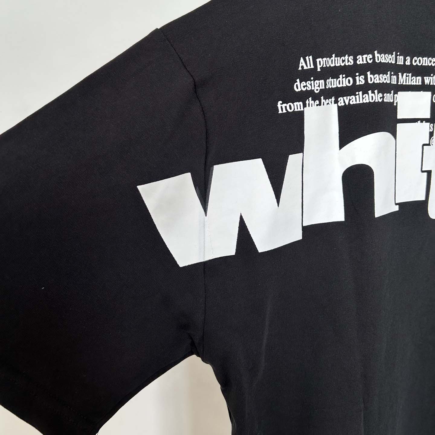 Off-White Shared Logo Cotton T-shirt - DesignerGu