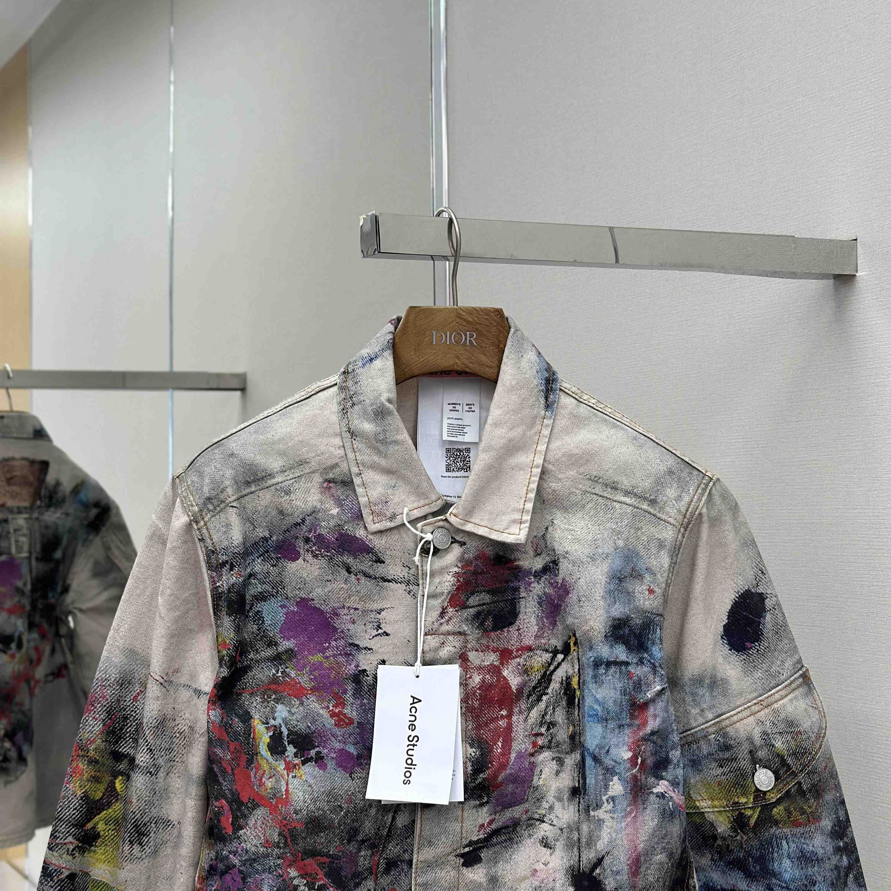 Acne Studios Jacket Trompe L'oeil Print - DesignerGu