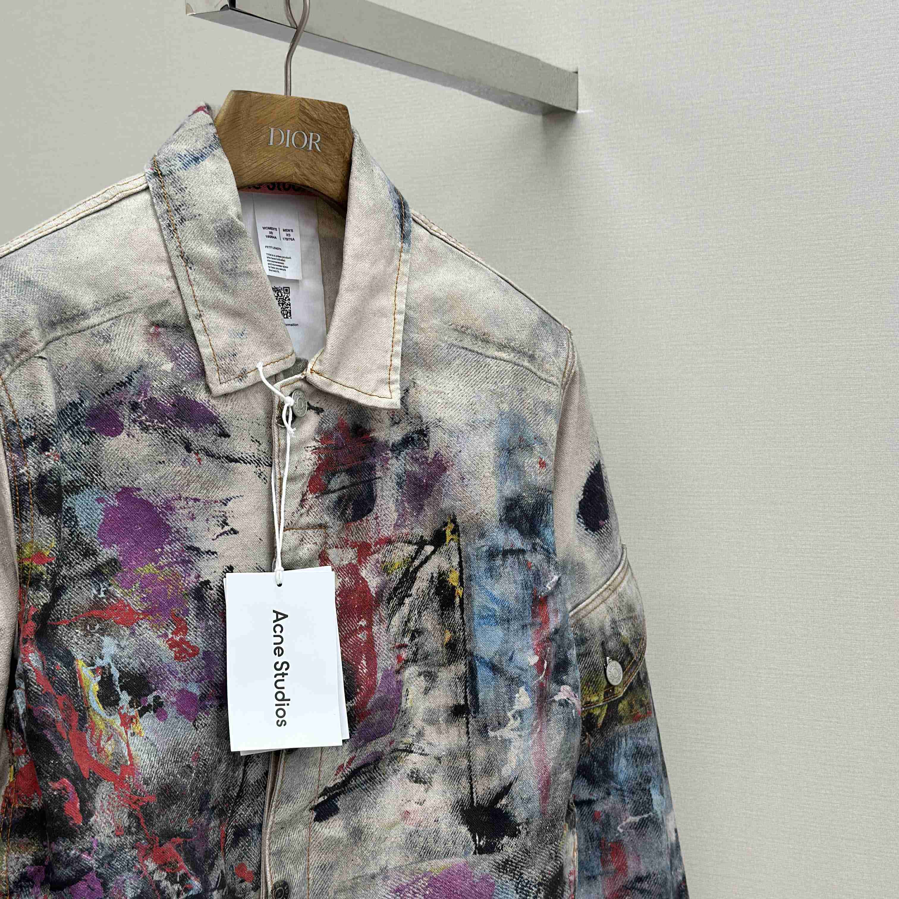 Acne Studios Jacket Trompe L'oeil Print - DesignerGu