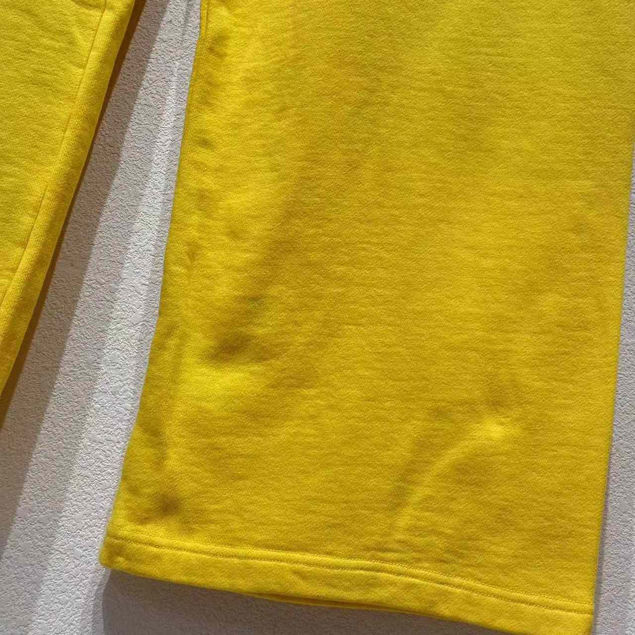 Balenciaga x Scholl Logo Embroidered Yellow Pants - DesignerGu