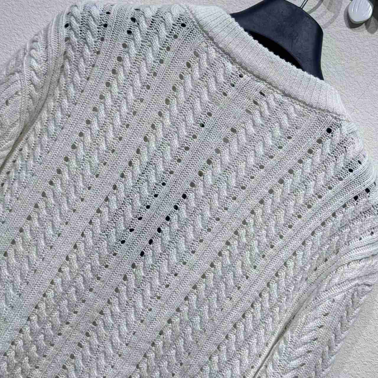 Louis Vuitton Long-Sleeved Cable-Knit Crewneck   1AHVOL - DesignerGu