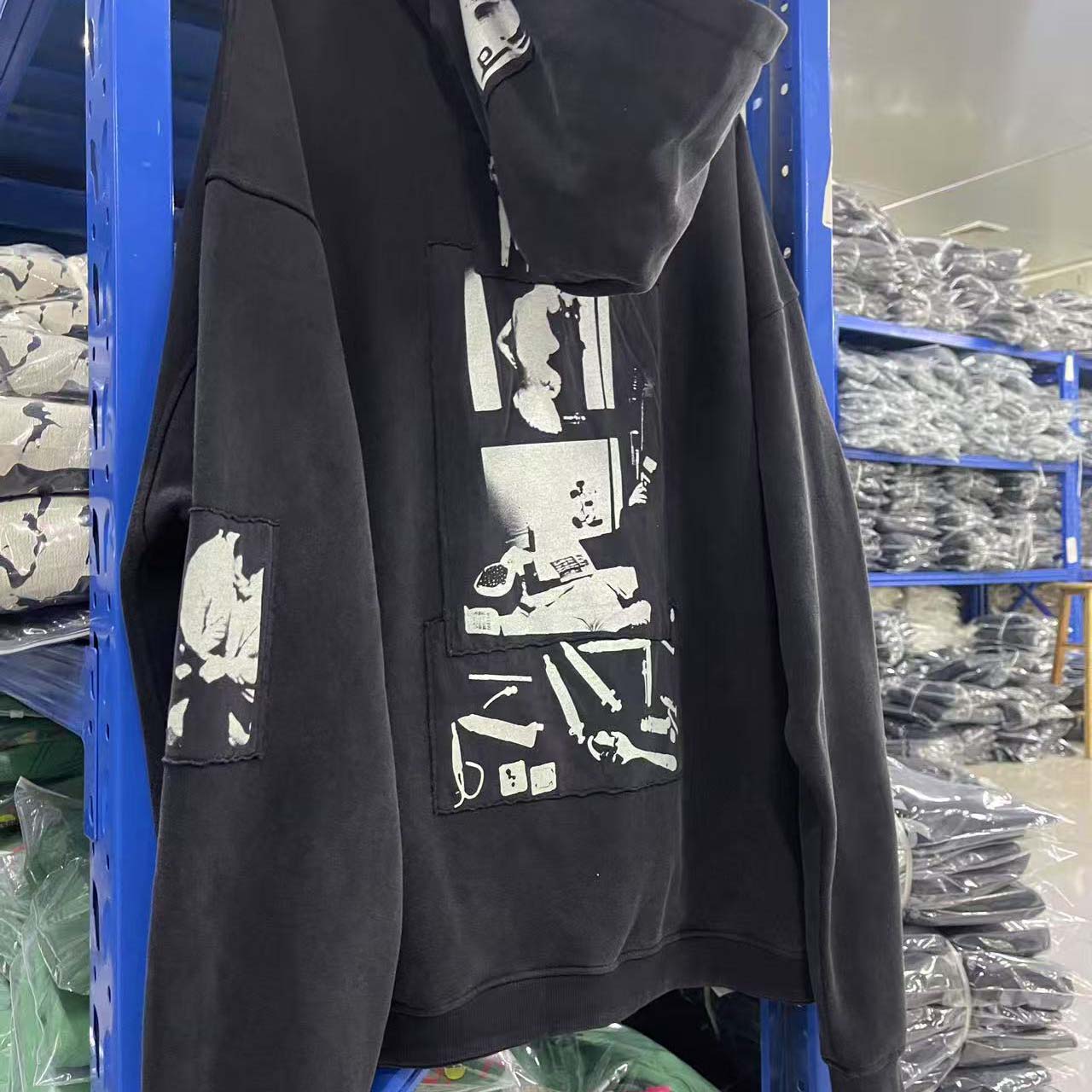 Enfants Riches Déprimés ERD Disarm Assemblage Zip Hoodie - DesignerGu