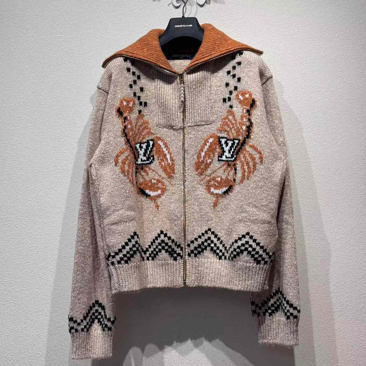 Louis Vuitton Zippered Knitted Blouson   1AIM56 - DesignerGu