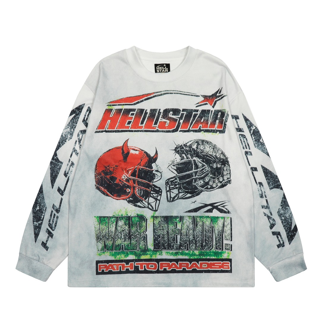 Hellstar War Ready! Longsleeve T-Shirt  - DesignerGu