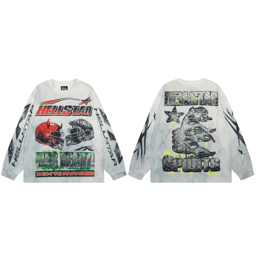 Hellstar War Ready! Longsleeve T-Shirt  - DesignerGu