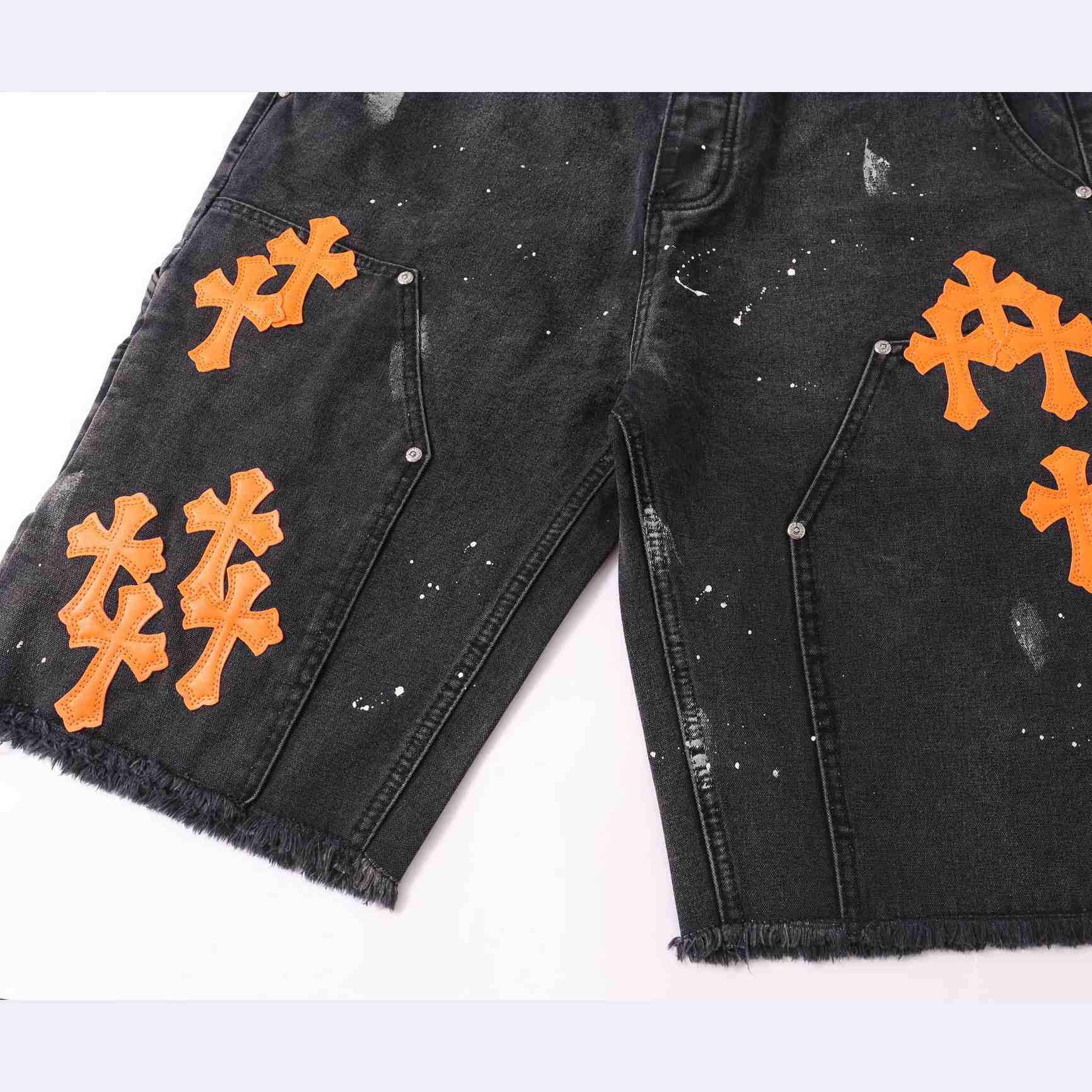 Chrome Hearts Denim Shorts - DesignerGu