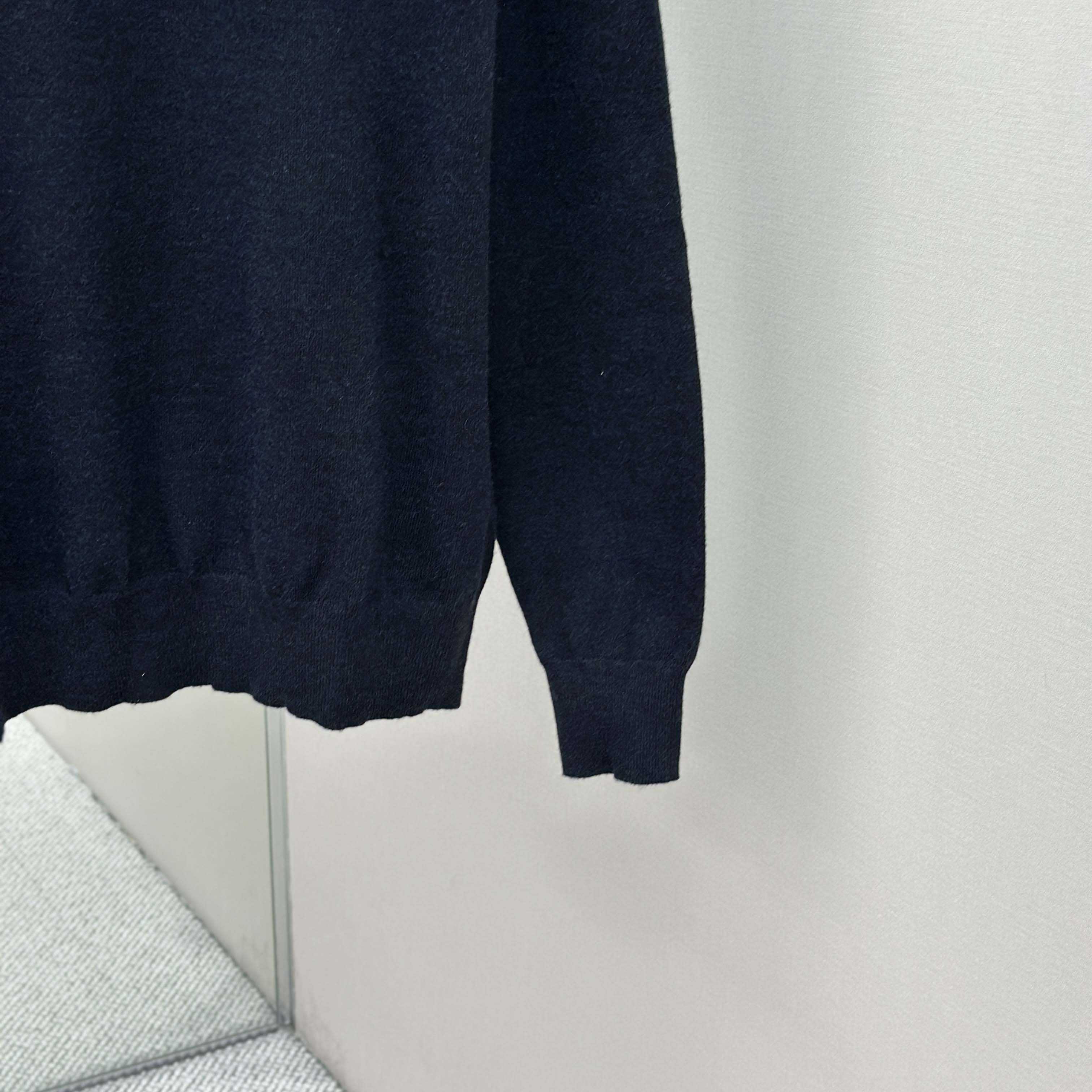 Burberry Long-sleeve Cashmere Blend Polo Shirt - DesignerGu