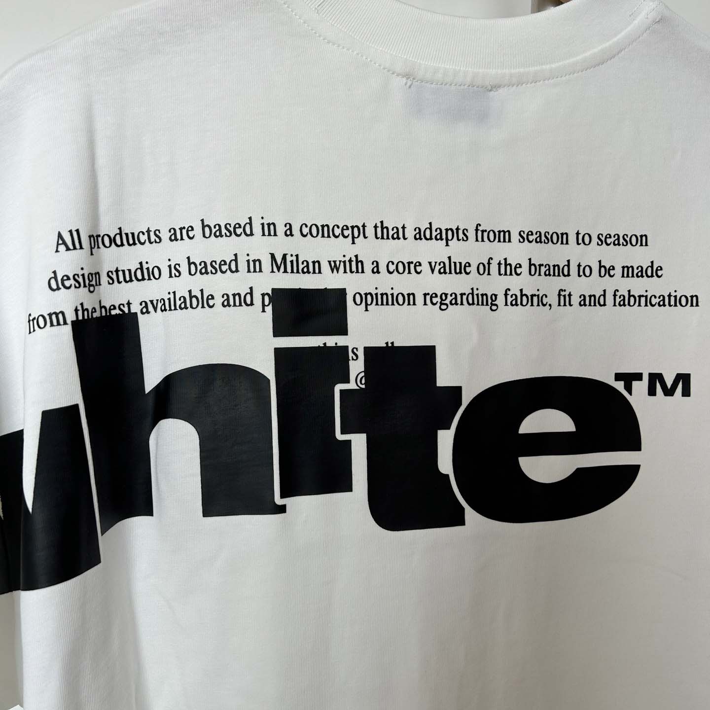 Off-White Shared Logo Cotton T-shirt - DesignerGu