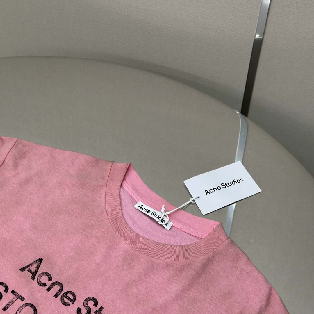 Acne Studios Logo T-shirt - Relaxed Fit - DesignerGu