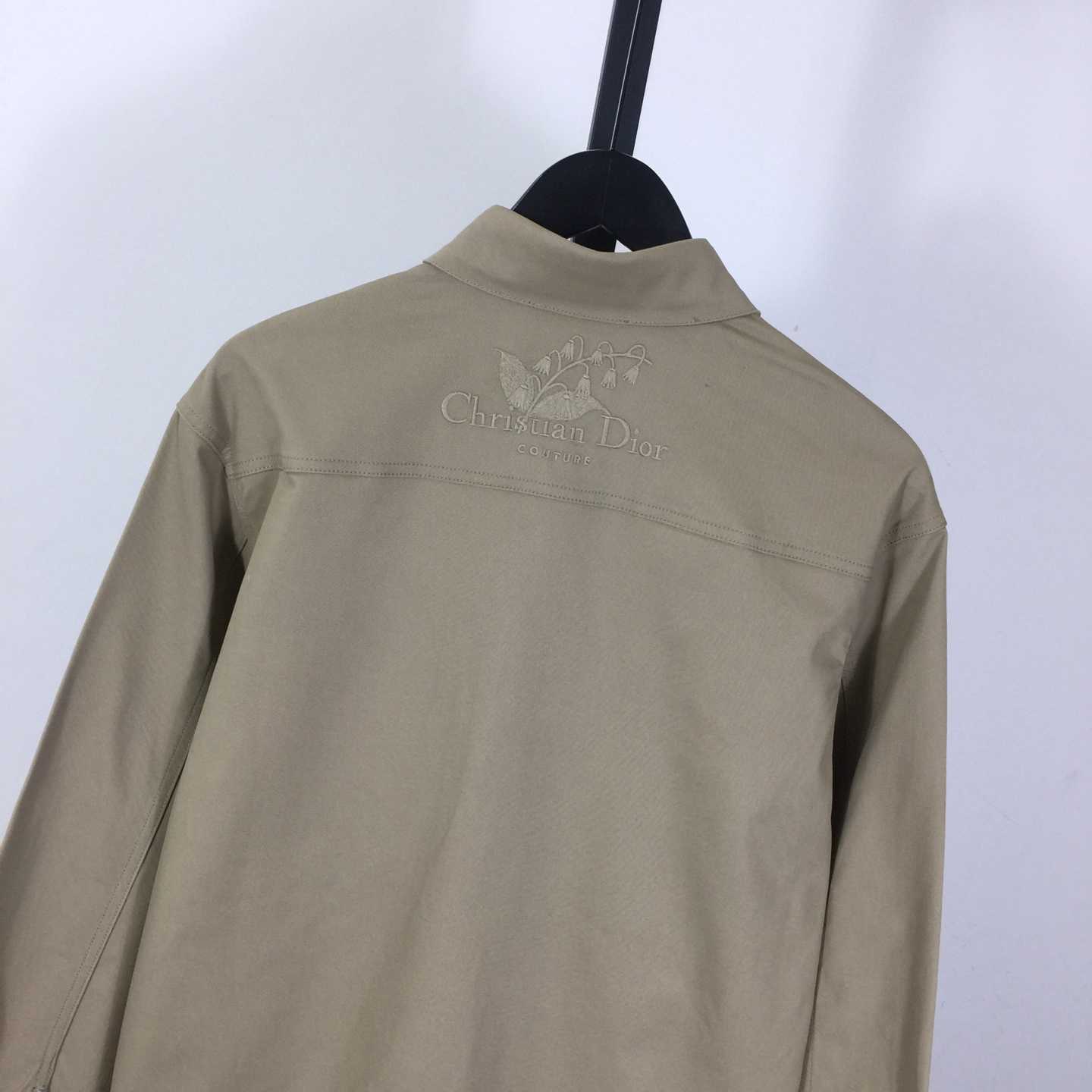Christian Dior Couture Lily of the Valley Shirt Beige Cotton Tvvill - DesignerGu