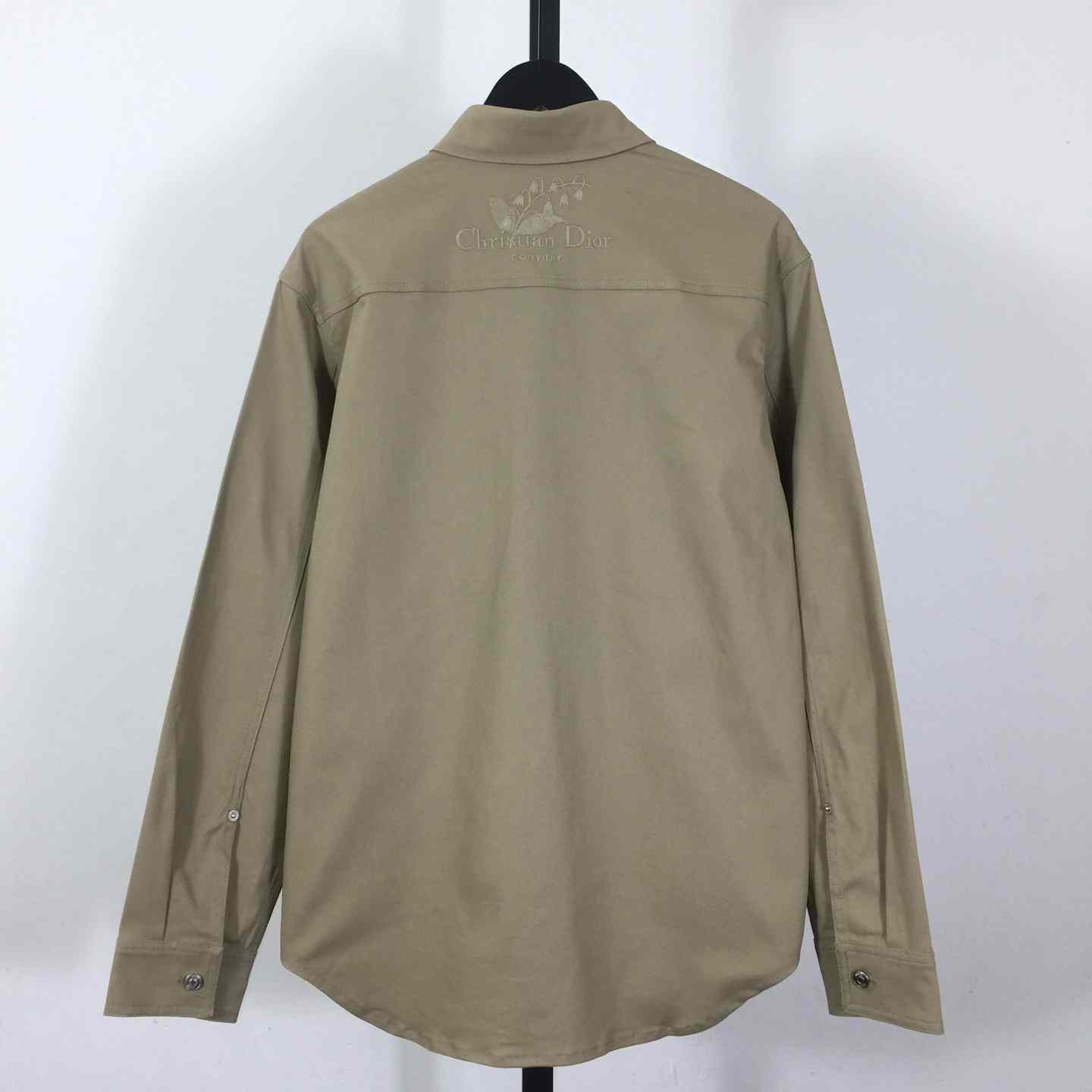 Christian Dior Couture Lily of the Valley Shirt Beige Cotton Tvvill - DesignerGu