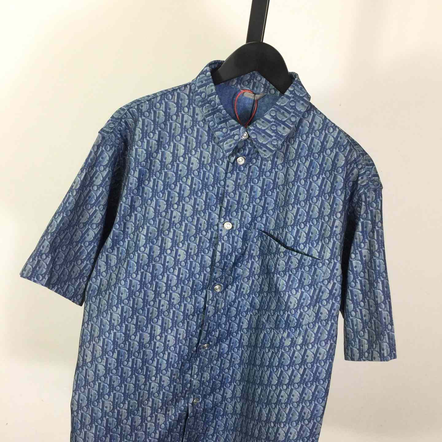 Dior Oblique Short-Sleeved Shirt  - DesignerGu