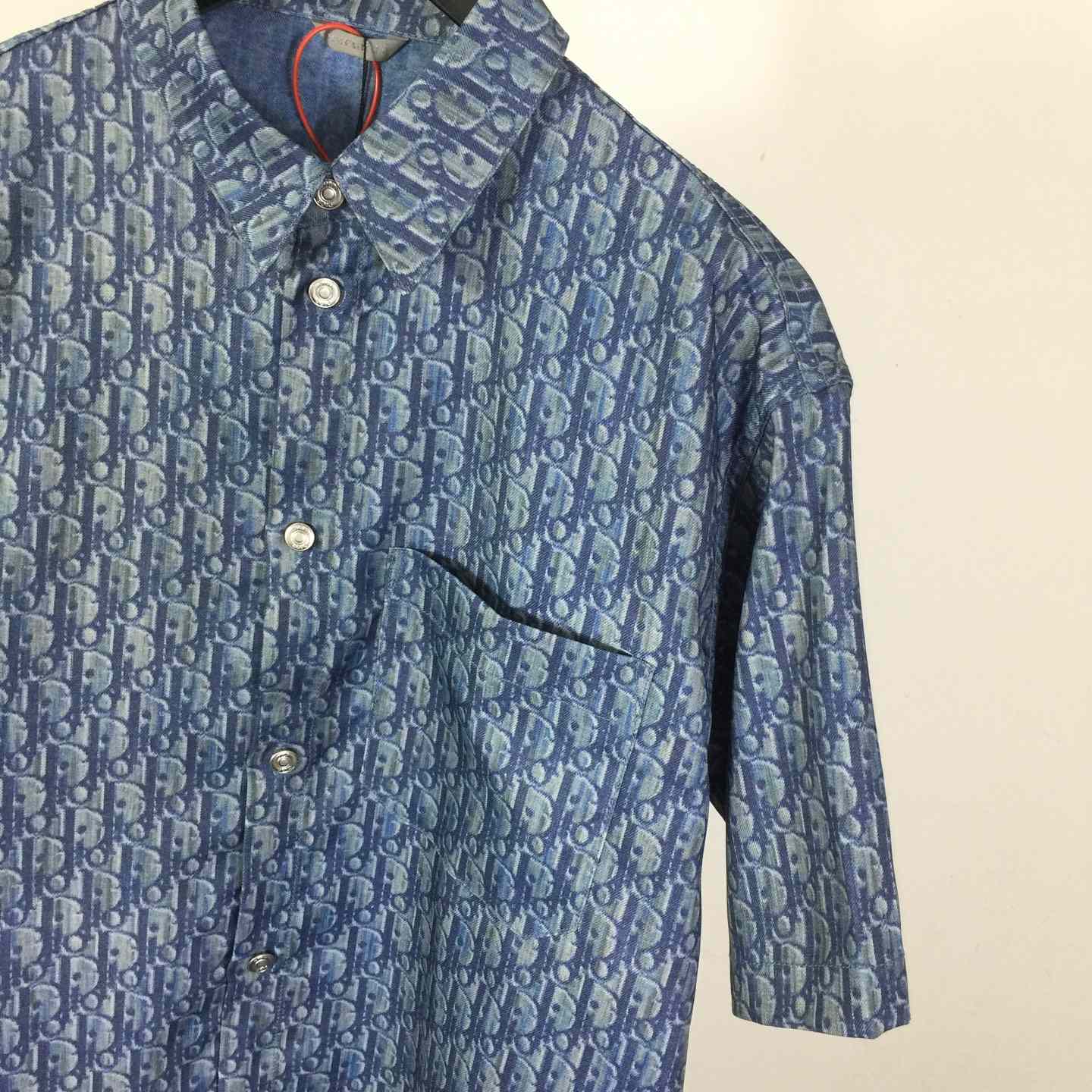 Dior Oblique Short-Sleeved Shirt  - DesignerGu