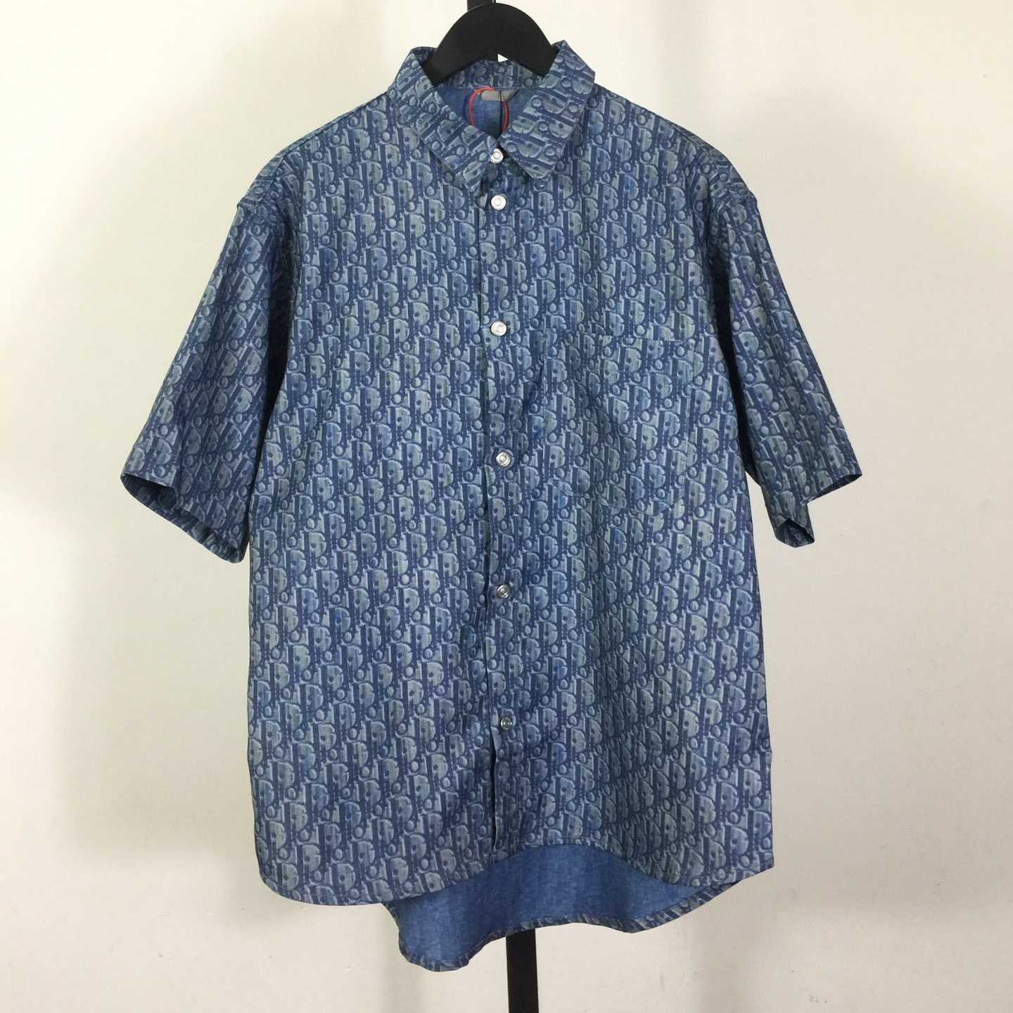 Dior Oblique Short-Sleeved Shirt  - DesignerGu