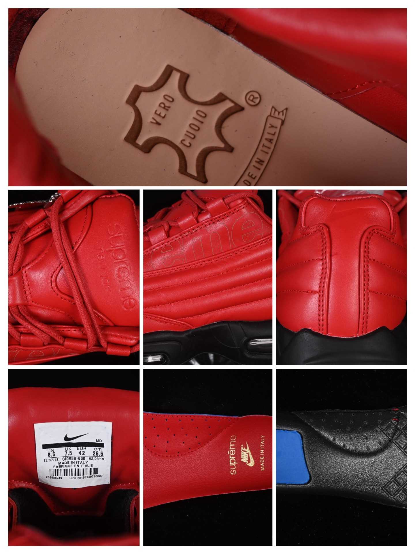 Supreme x Nike Air Max 95 Lux    CI0999-600 - DesignerGu