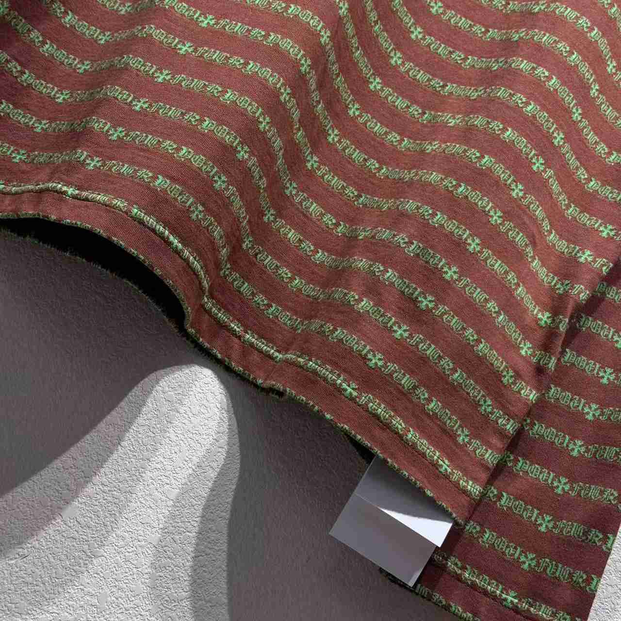 Chrome Heart Striped Polo Shirt - DesignerGu