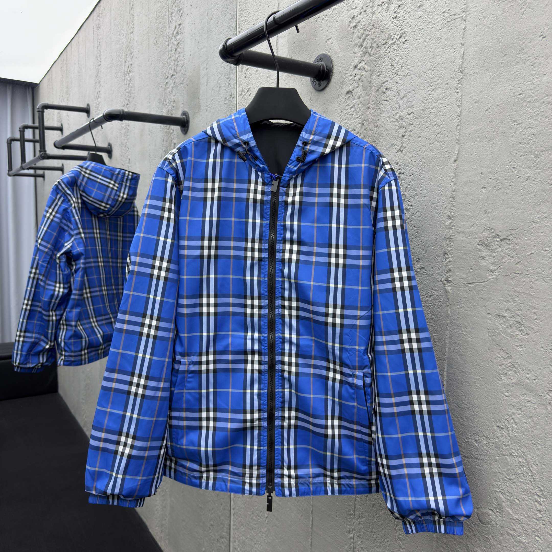 Burberry Reversible Check Hooded Jacket - DesignerGu