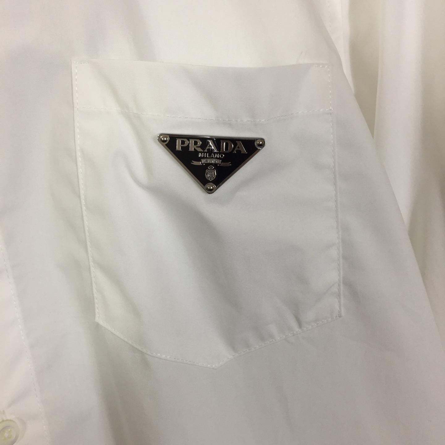 Prada Poplin Shirt - DesignerGu