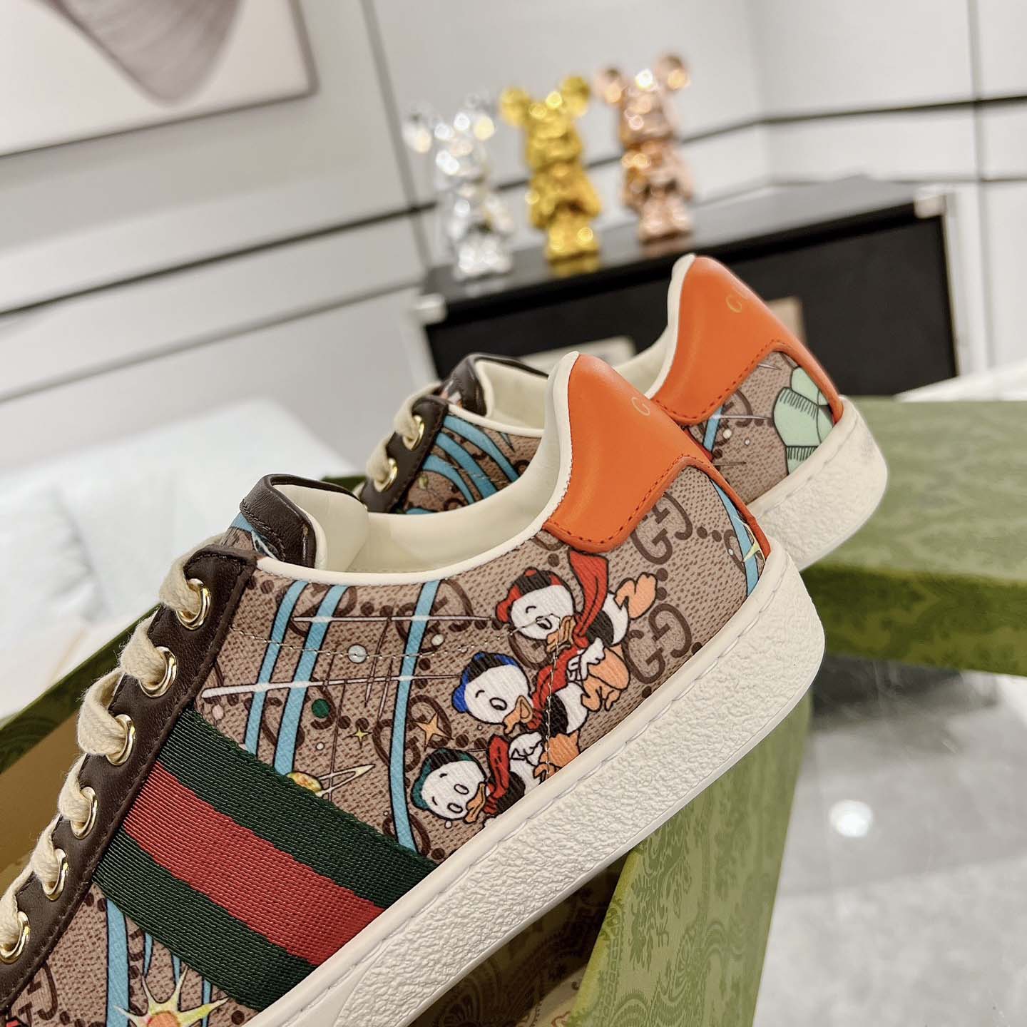 Disney x Gucci Ace 'Huey, Dewey and Louie' - DesignerGu