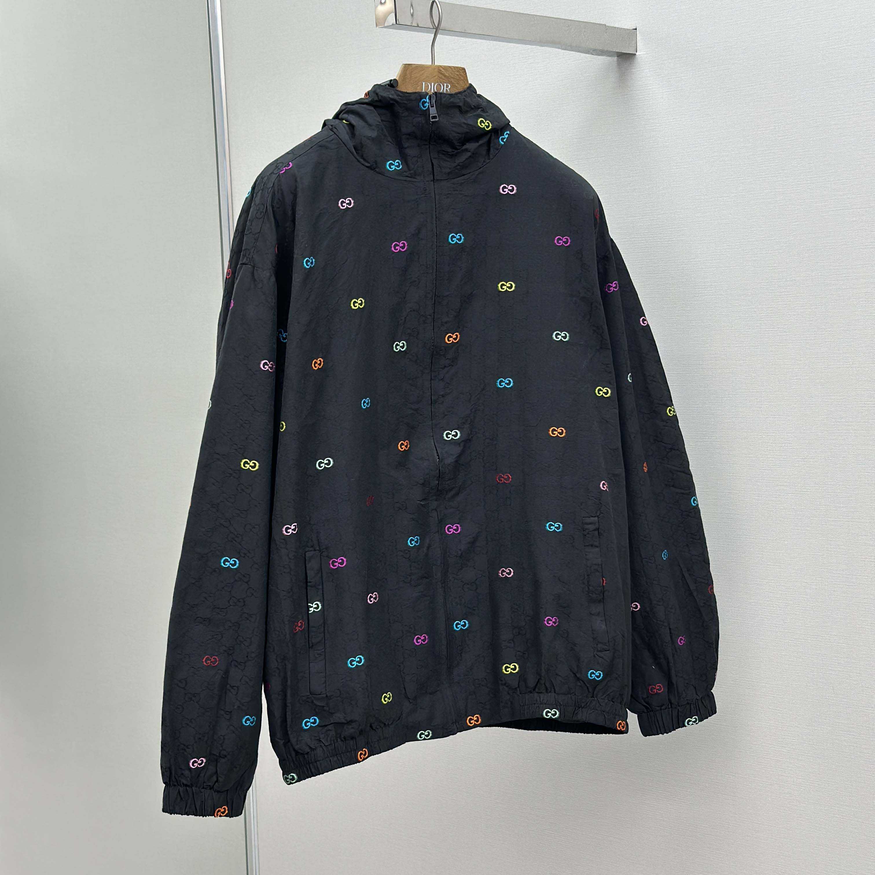Gucci GG Cotton Ripstop Zip Jacket  - DesignerGu