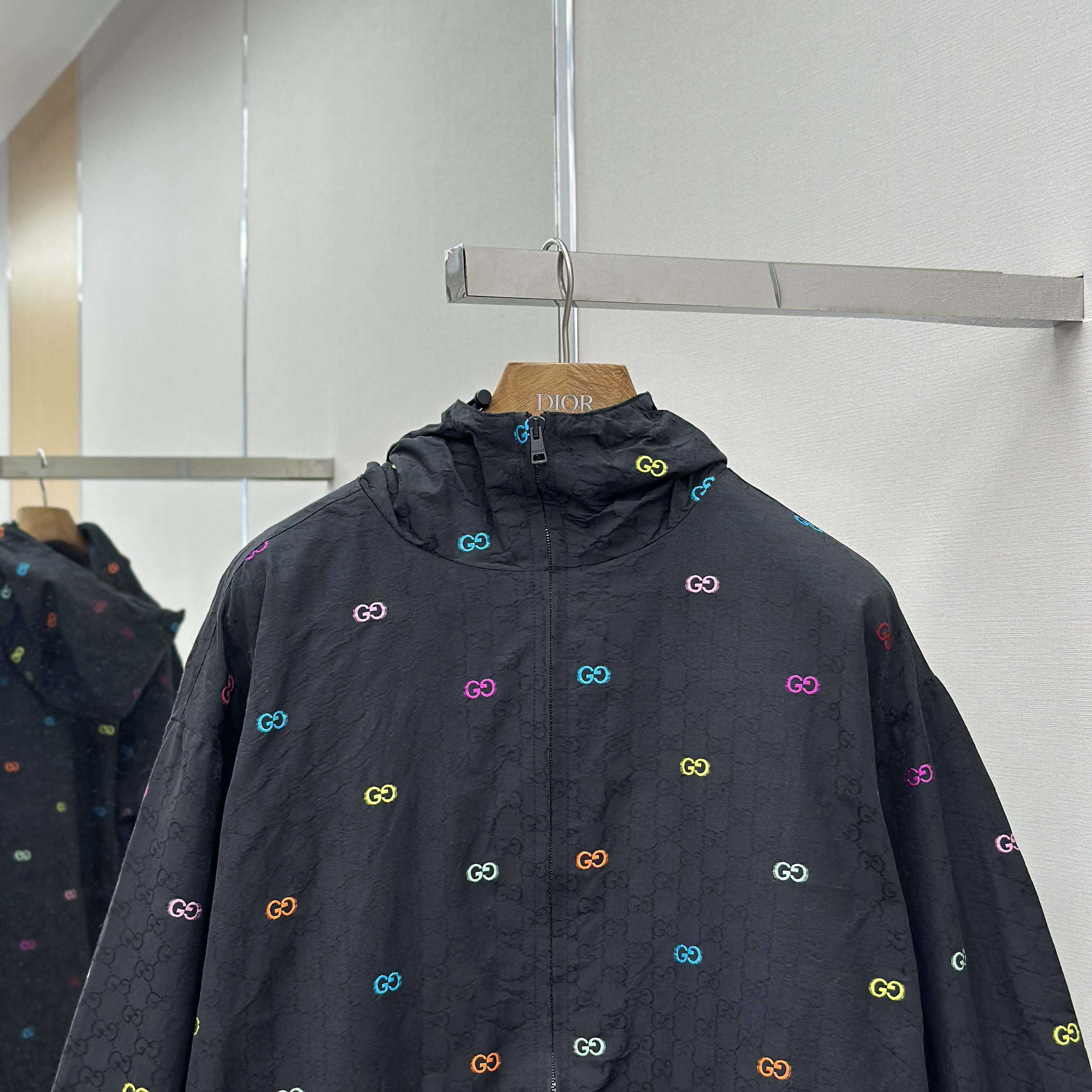 Gucci GG Cotton Ripstop Zip Jacket  - DesignerGu