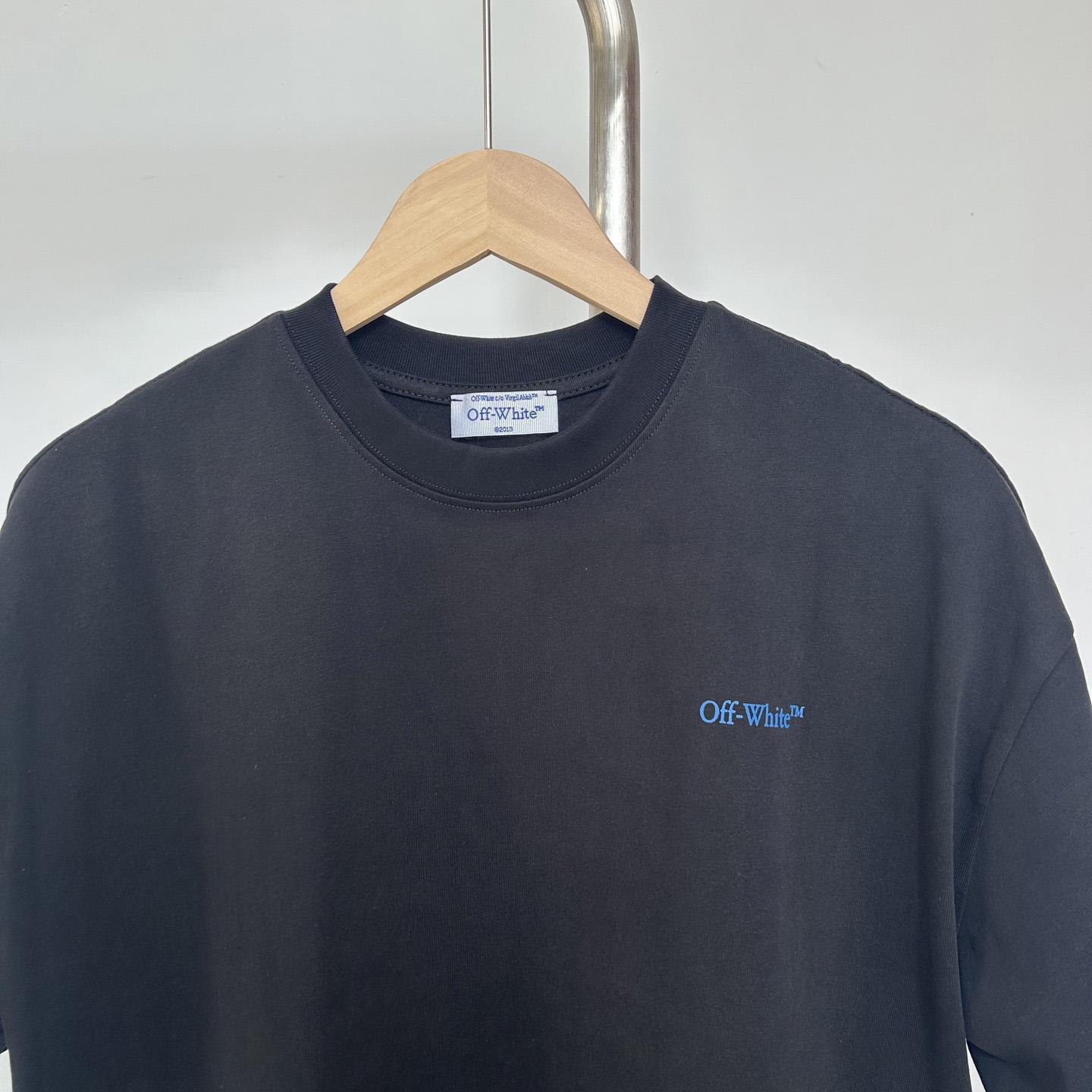 Off-White Black Barber Arrow T-Shirt - DesignerGu