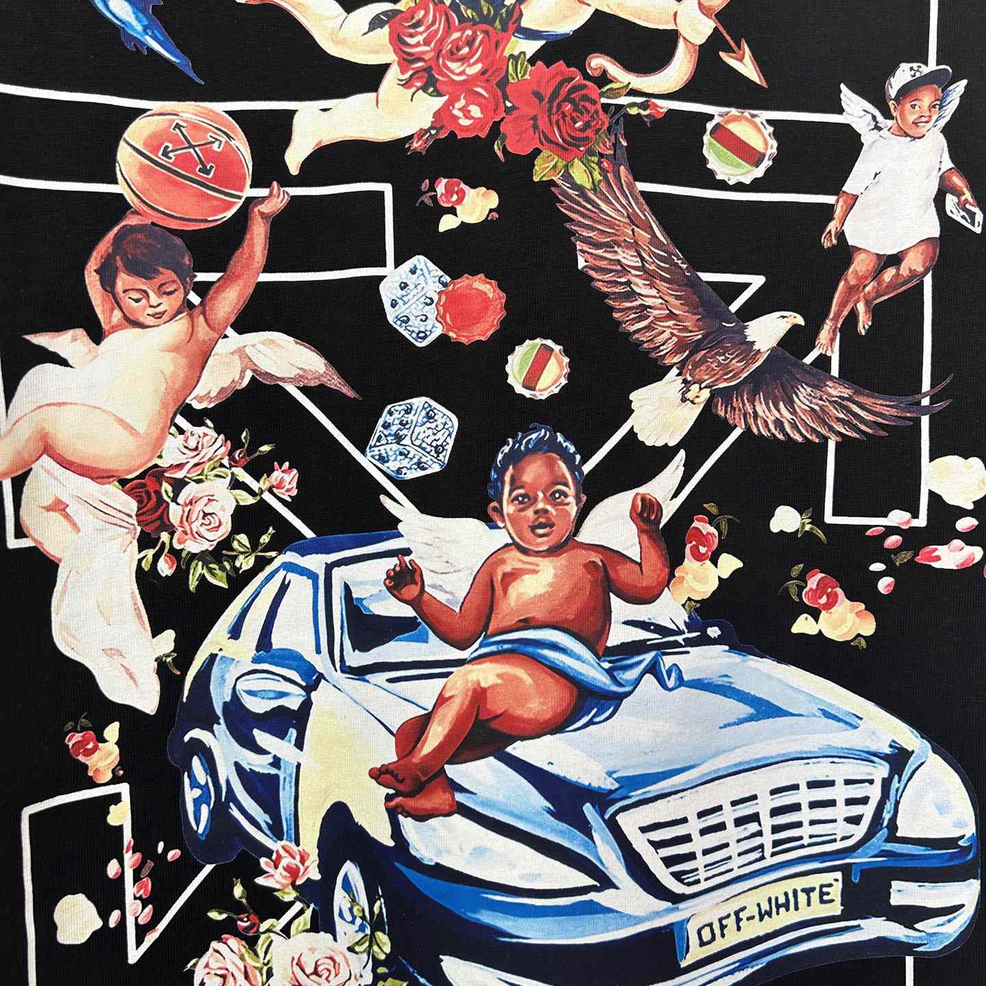 Off-White Black Fresco Arrow T-Shirt    - DesignerGu